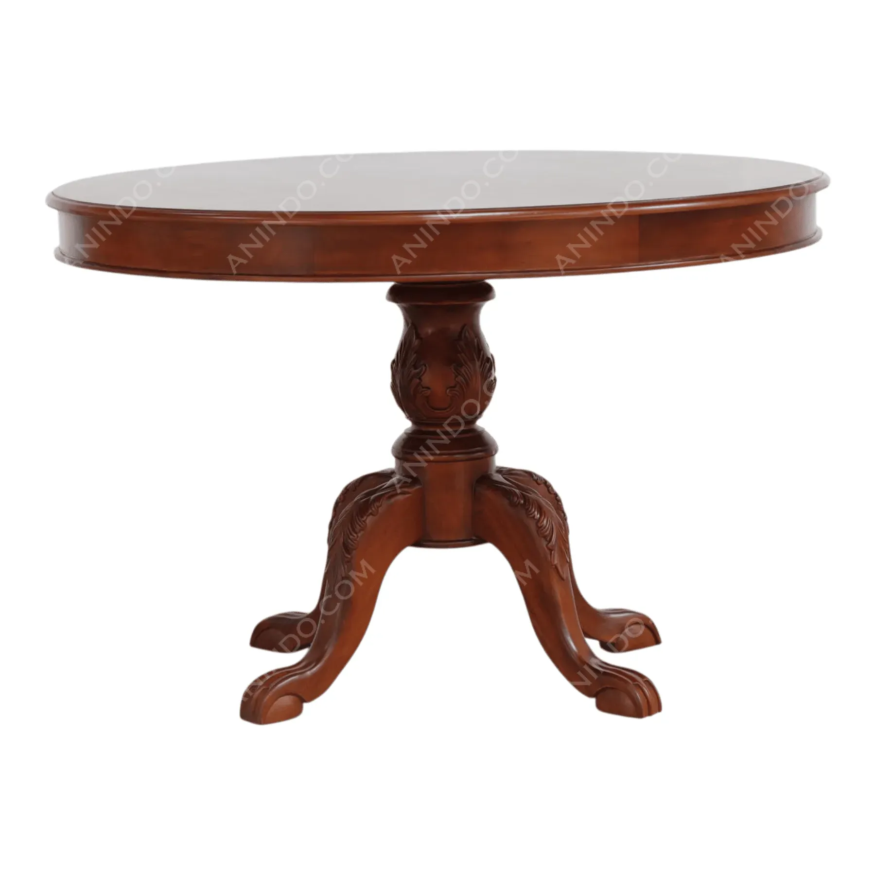 Carved Pedestal Dining Table