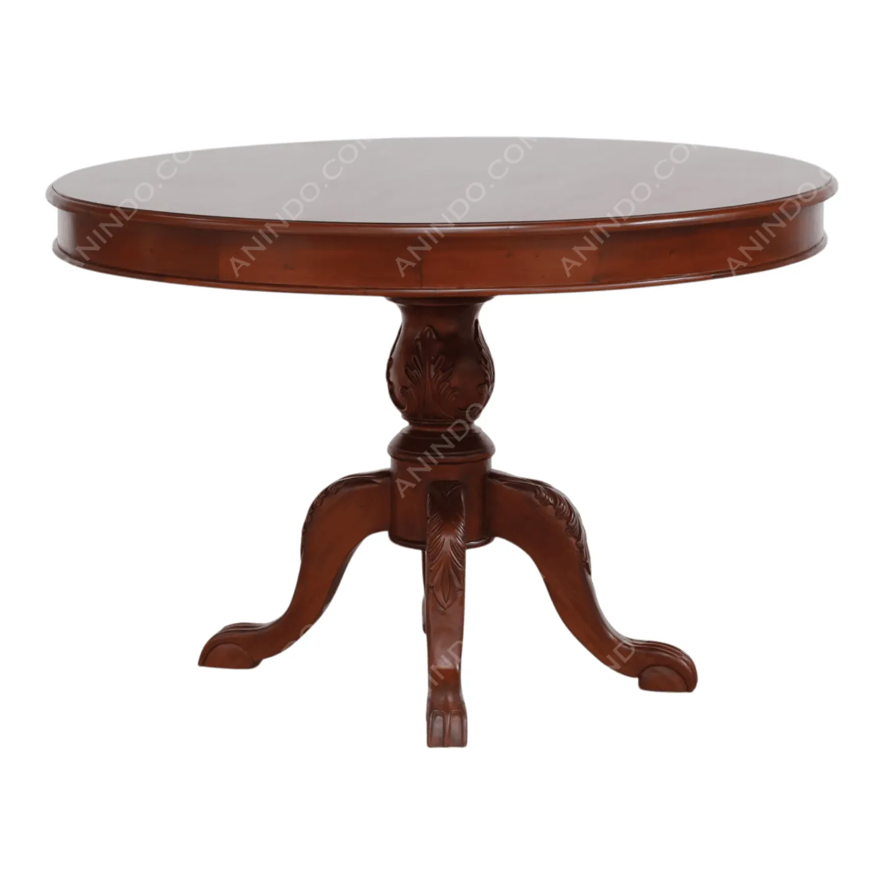 Carved Pedestal Dining Table - Image 5