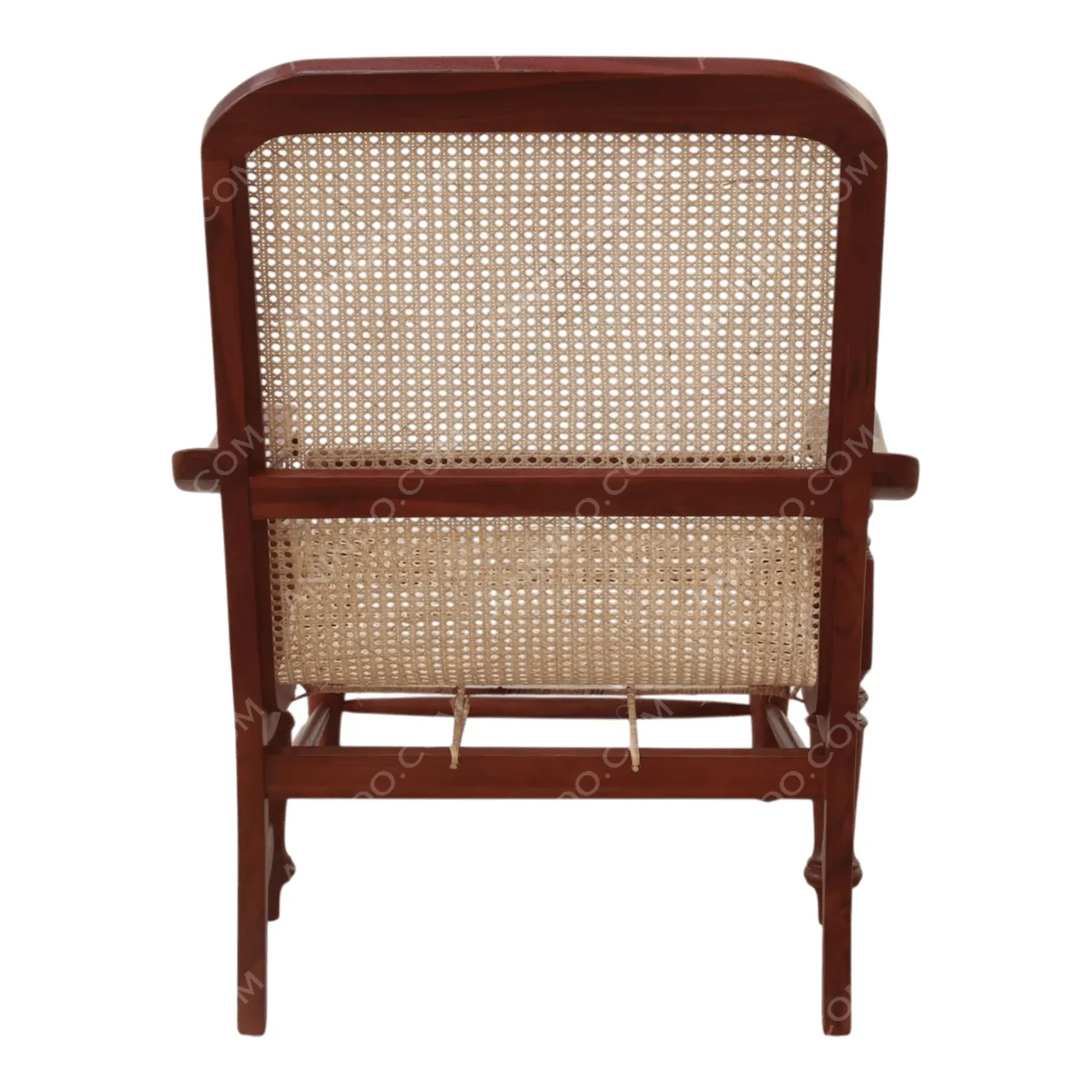Folding Cane Planter's Chair - Image 6