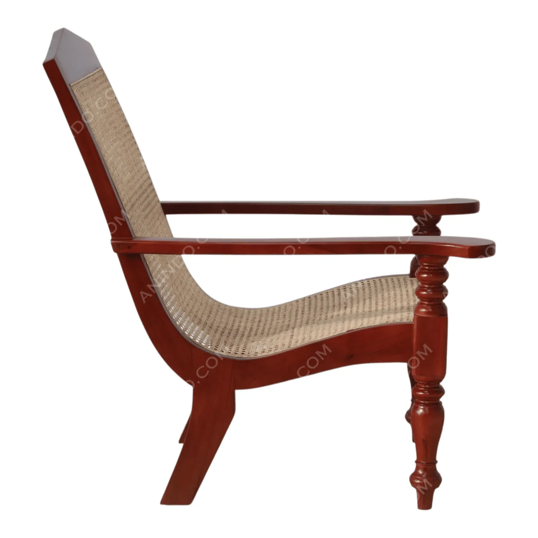 High-Back Cane Armchair - Image 5