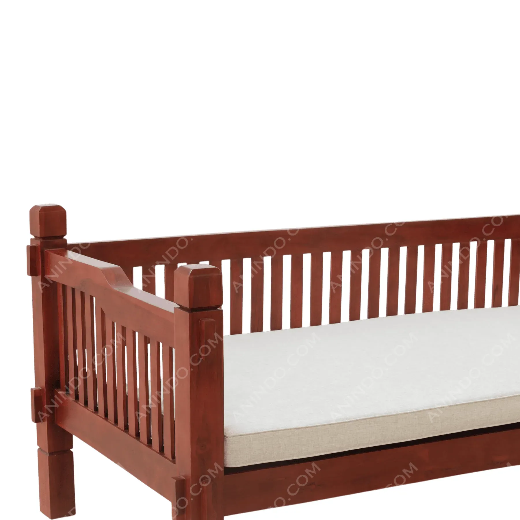 Block Post Cushioned Bench - Image 3