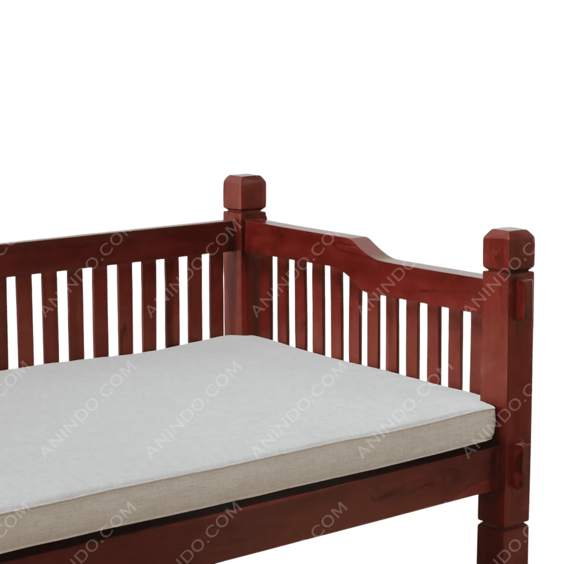 Block Post Cushioned Bench - Image 4