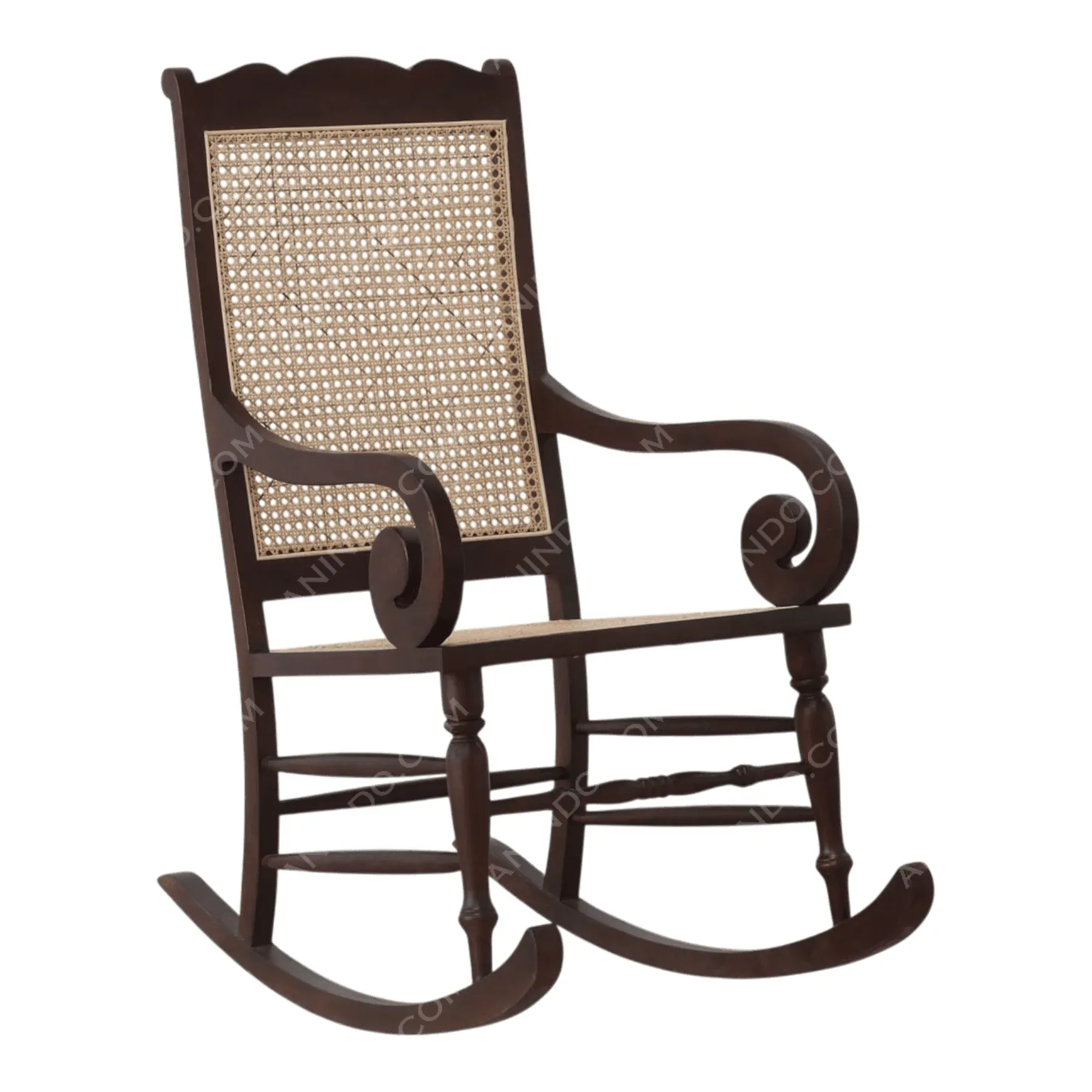 Colonial Cane Rocking Chair - Image 2
