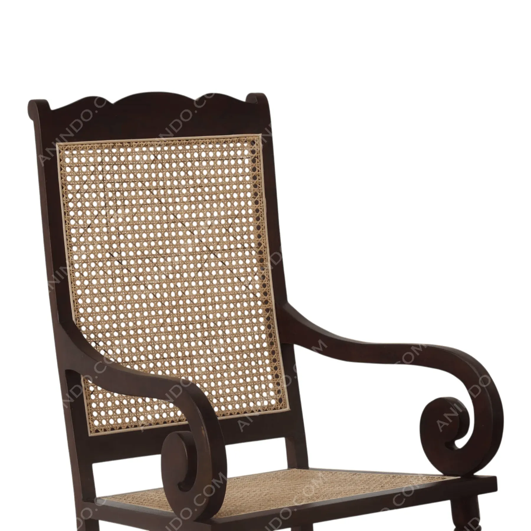 Colonial Cane Rocking Chair - Image 3