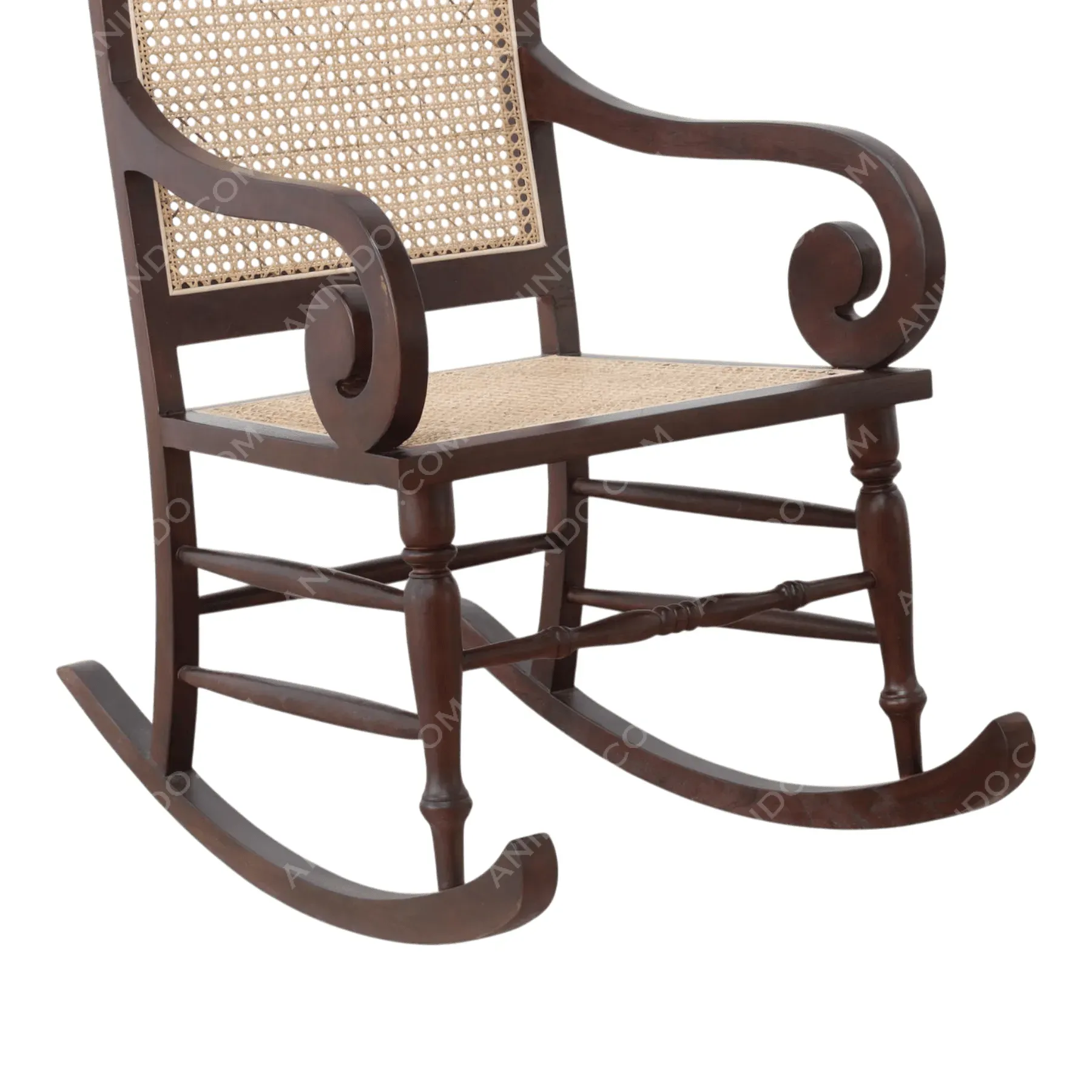 Colonial Cane Rocking Chair - Image 4