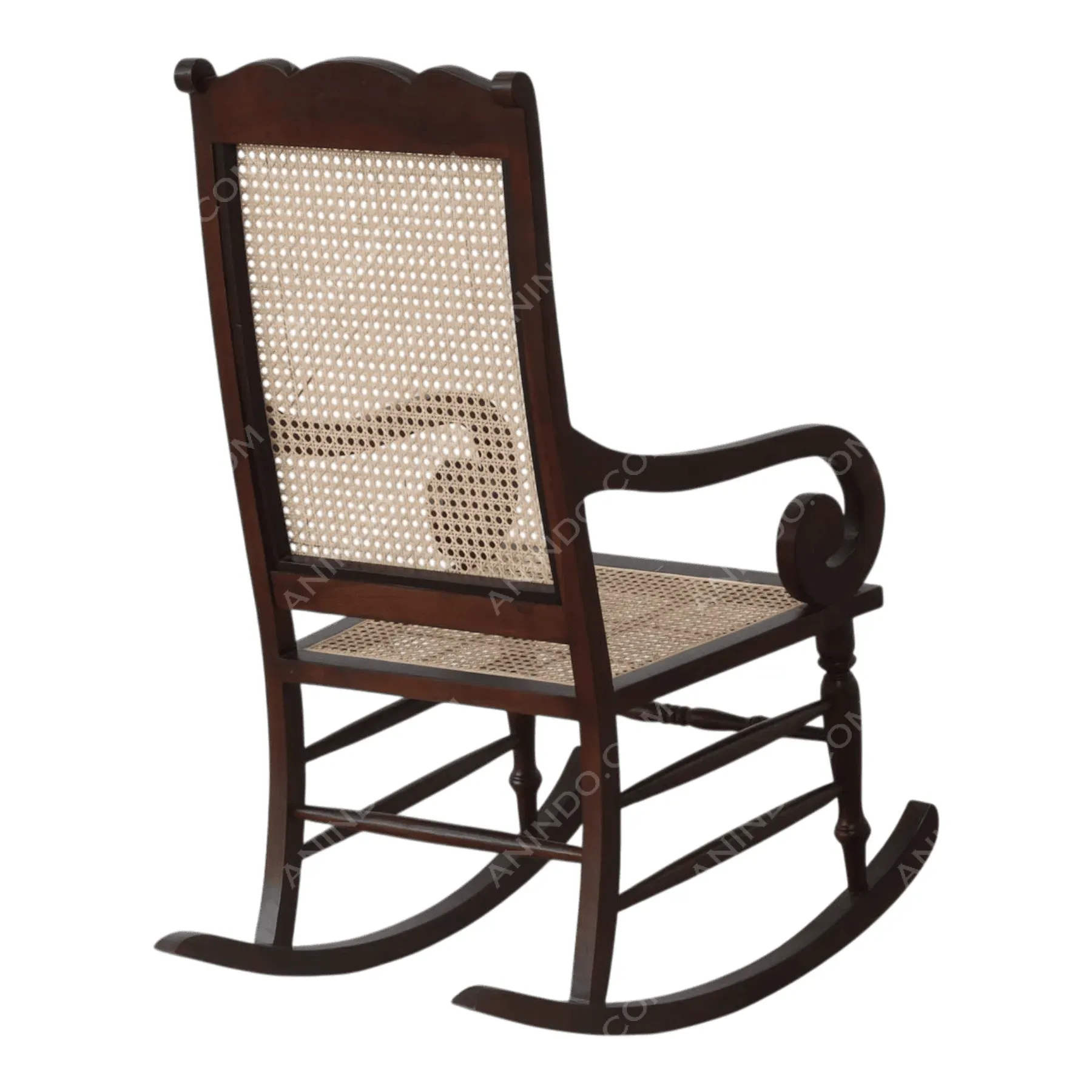 Colonial Cane Rocking Chair - Image 6