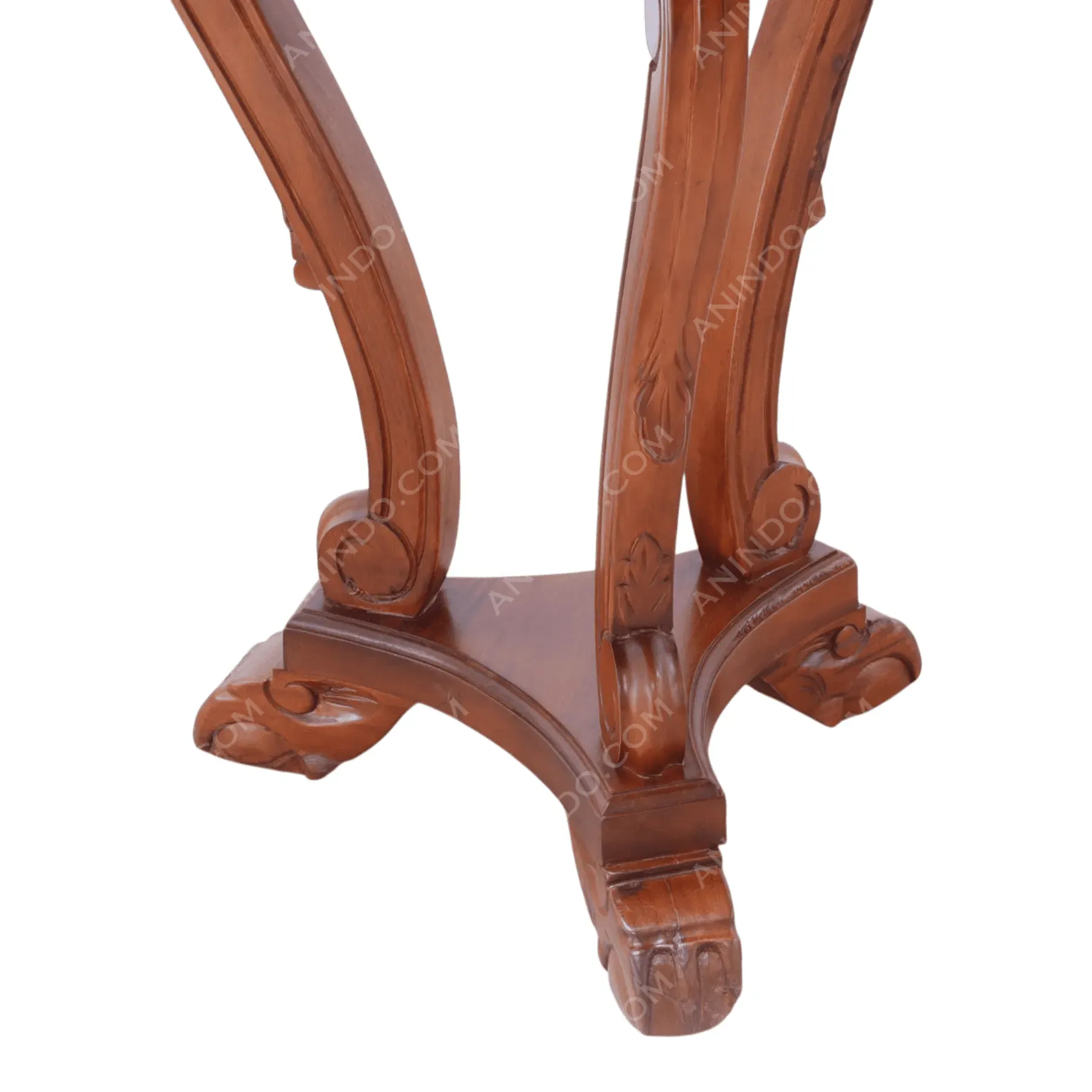 Rococo Pedestal Accent Table - Image 4