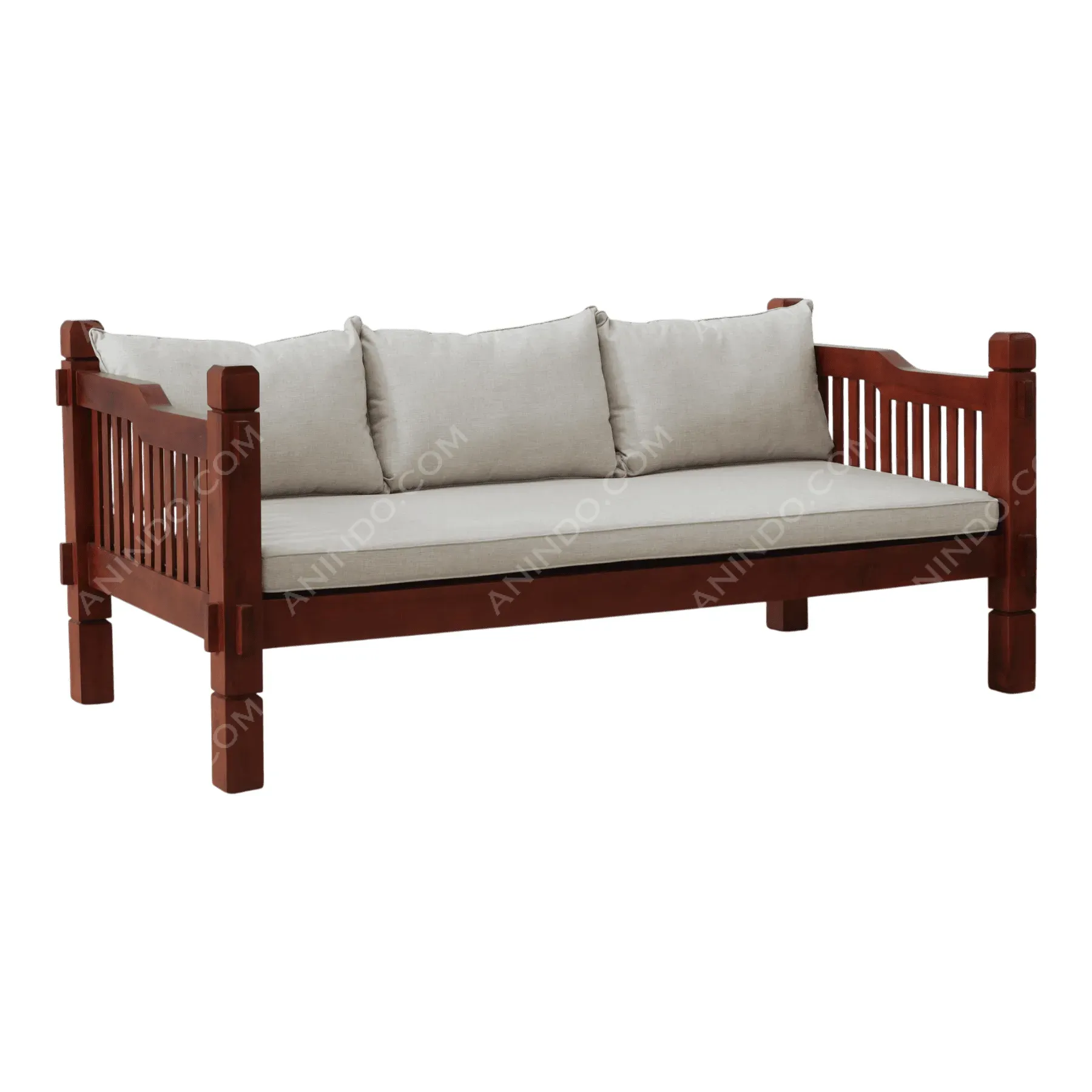 Block Slat Cushioned Daybed - Image 2