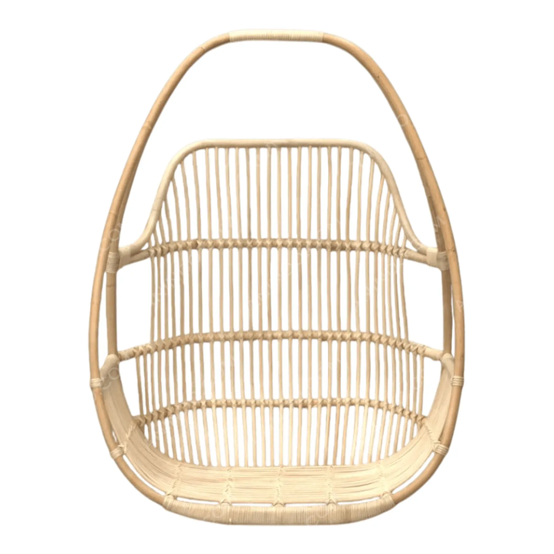 Modern natural rattan hanging chair design