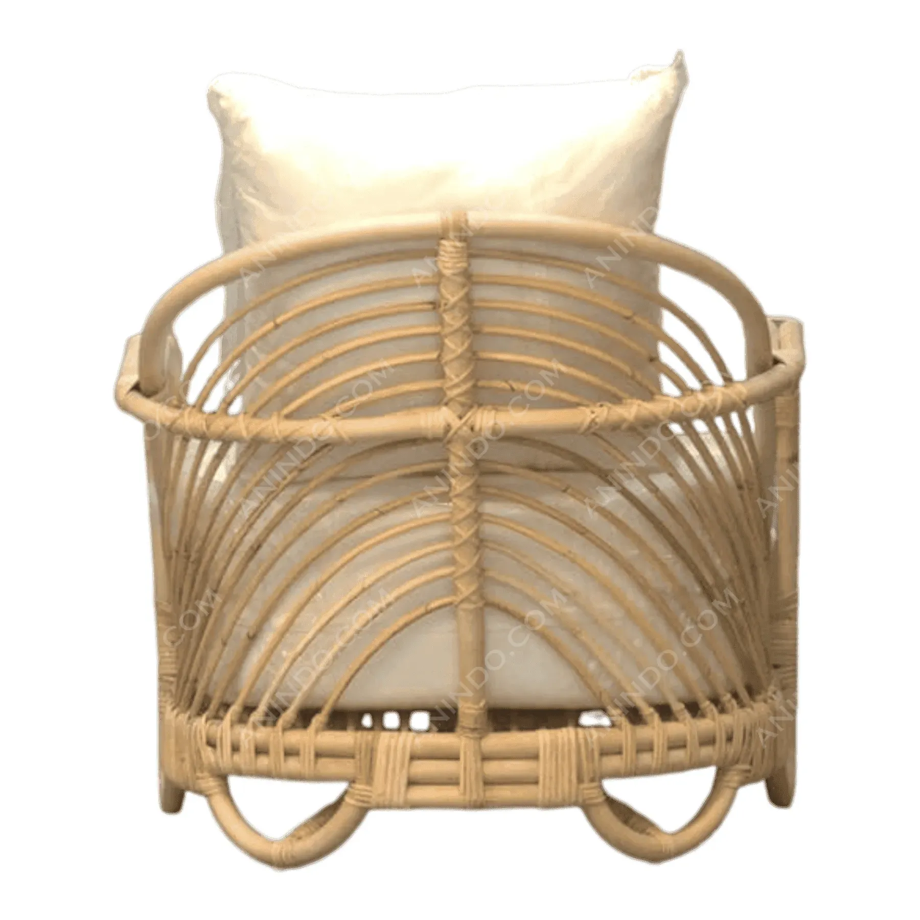 Archloop Rattan Armchair - Image 4