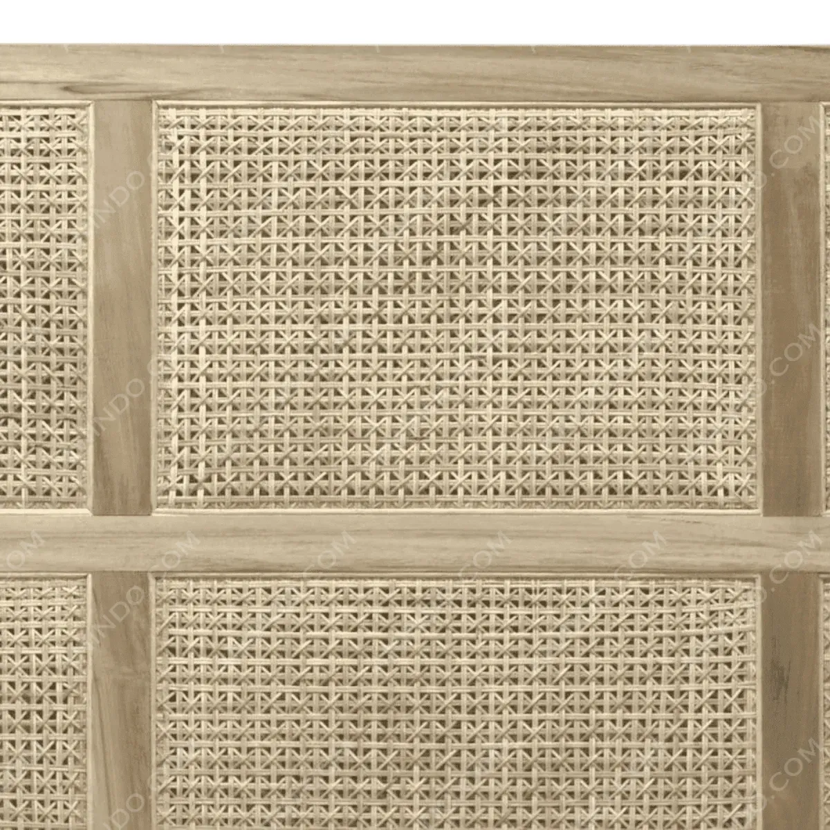 Textured woven material in natural tones.