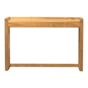 Wooden console table with two drawers