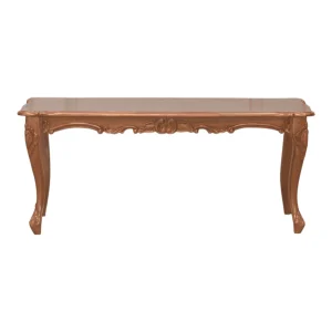 Elegant wooden table with ornate legs