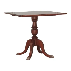 Elegant wooden table with a classic design.