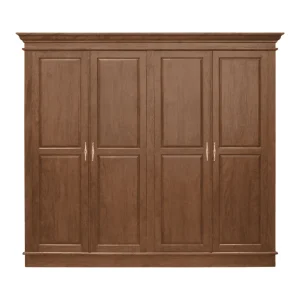 Large wooden cabinet with four doors