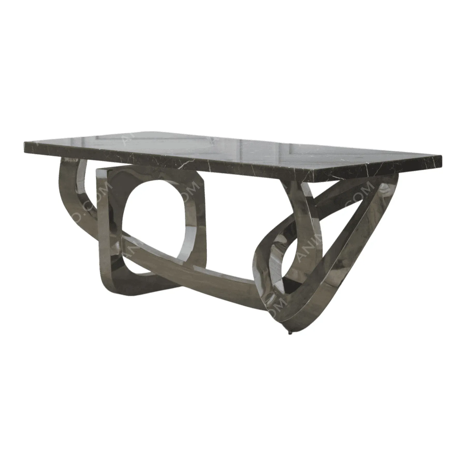 Sculptural Metal Console Table - Image 6