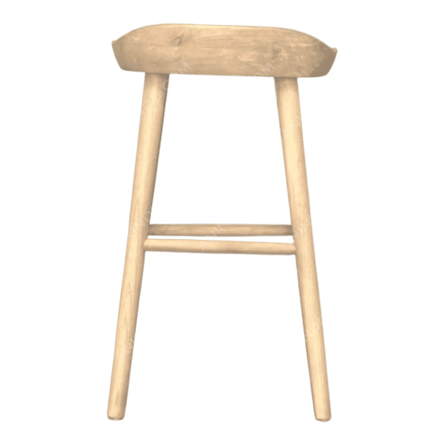 Light wood modern bar stool