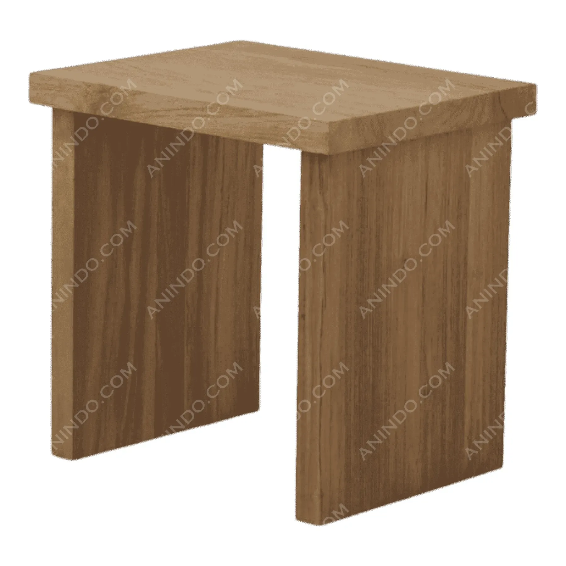 Small wooden side table with simple design