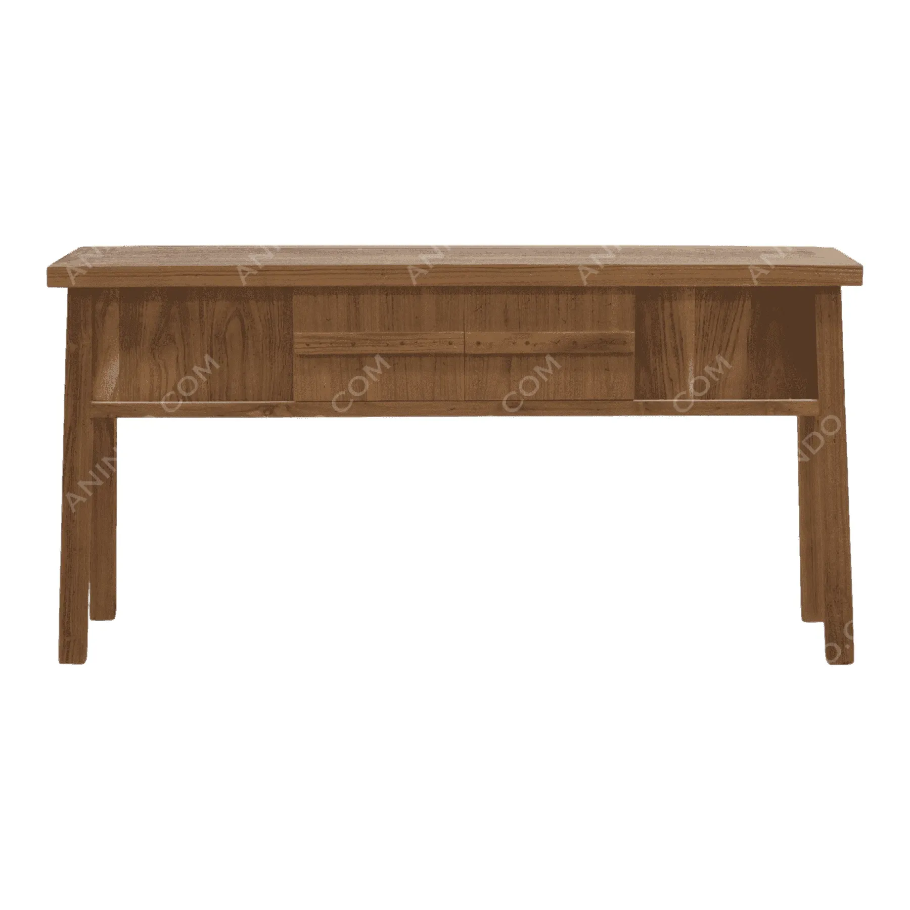 Wooden desk with drawer and simple design