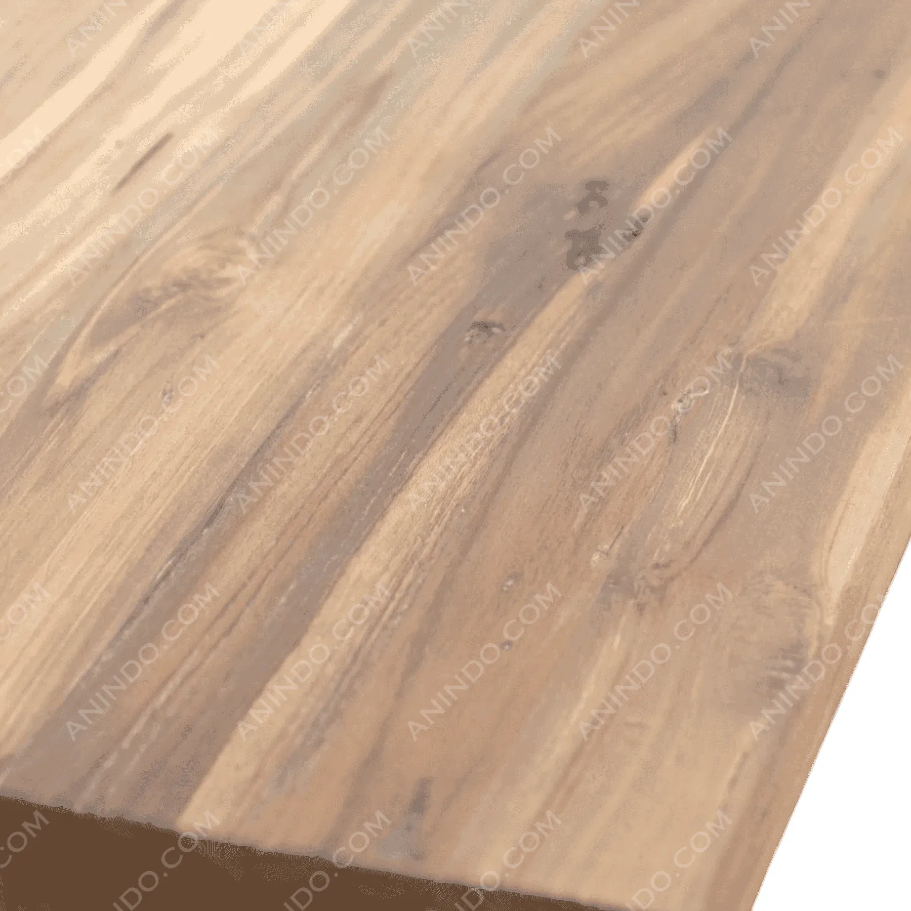 Close-up of smooth wooden plank surface