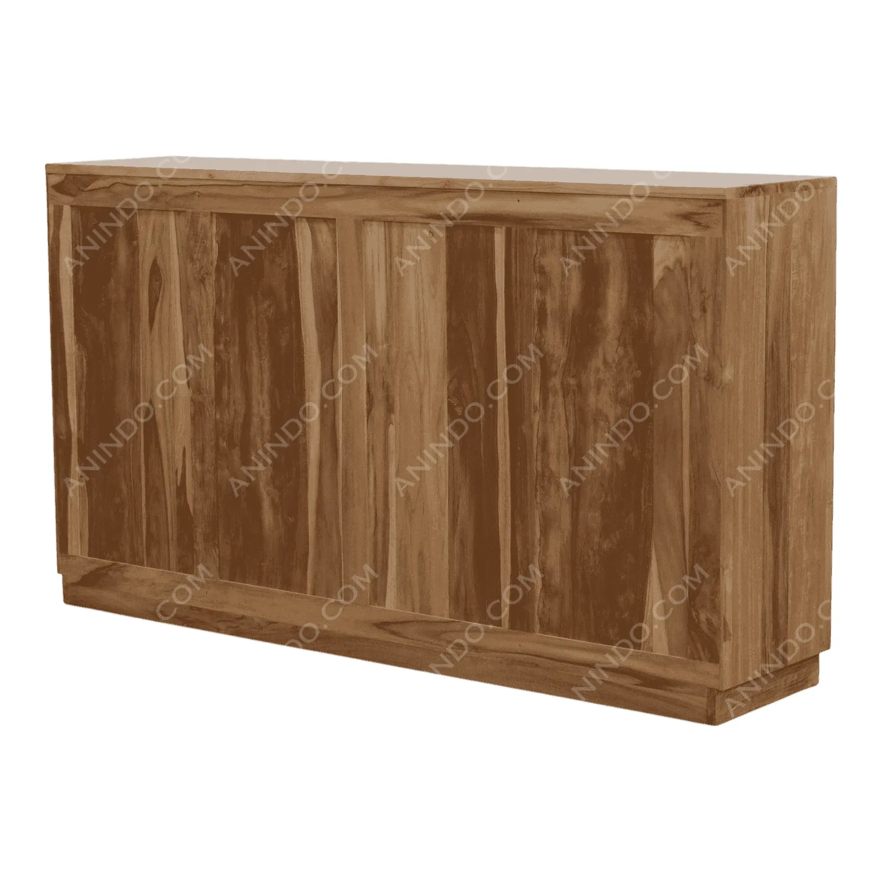 Modern wooden sideboard with natural finish