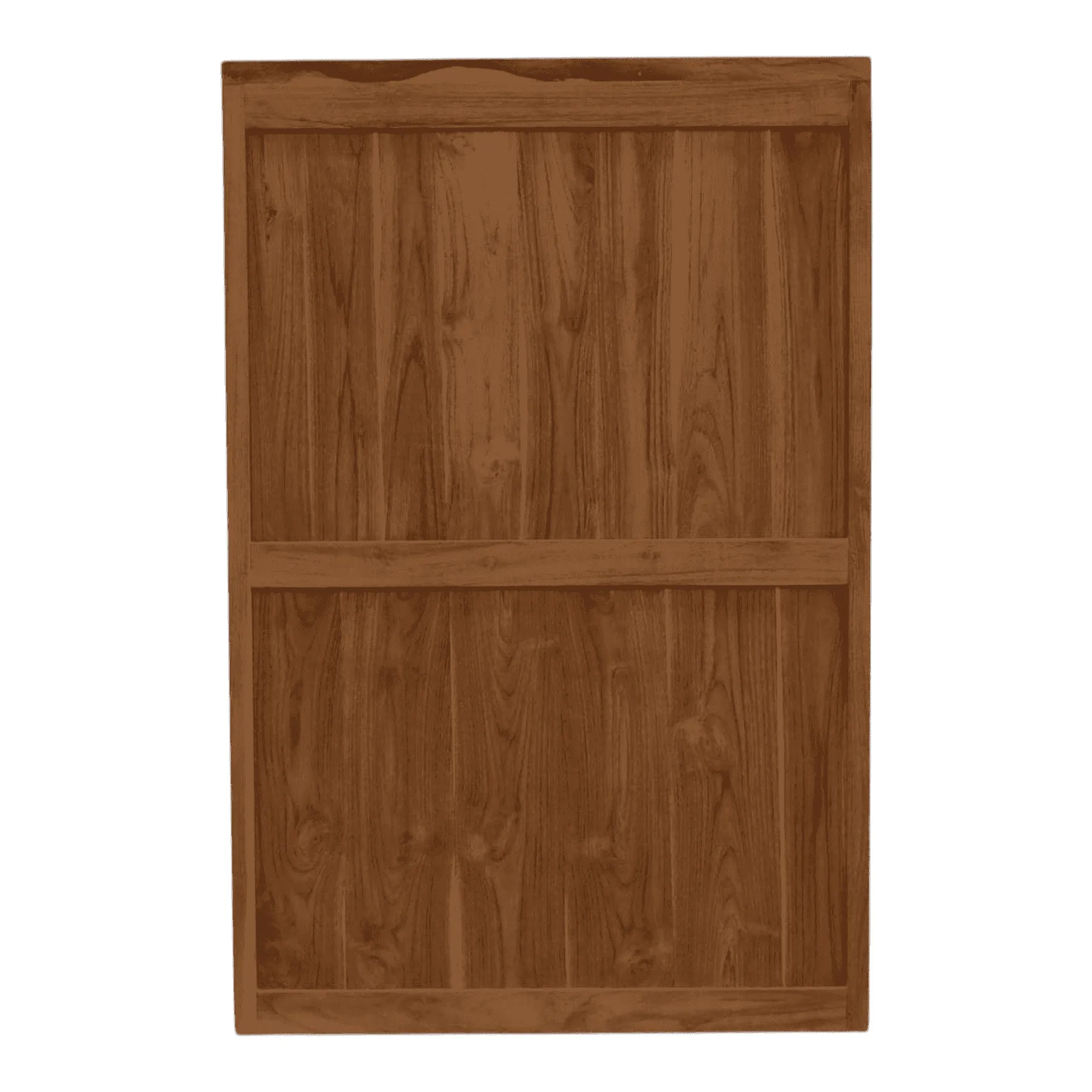 Brown wooden door panel with simple design