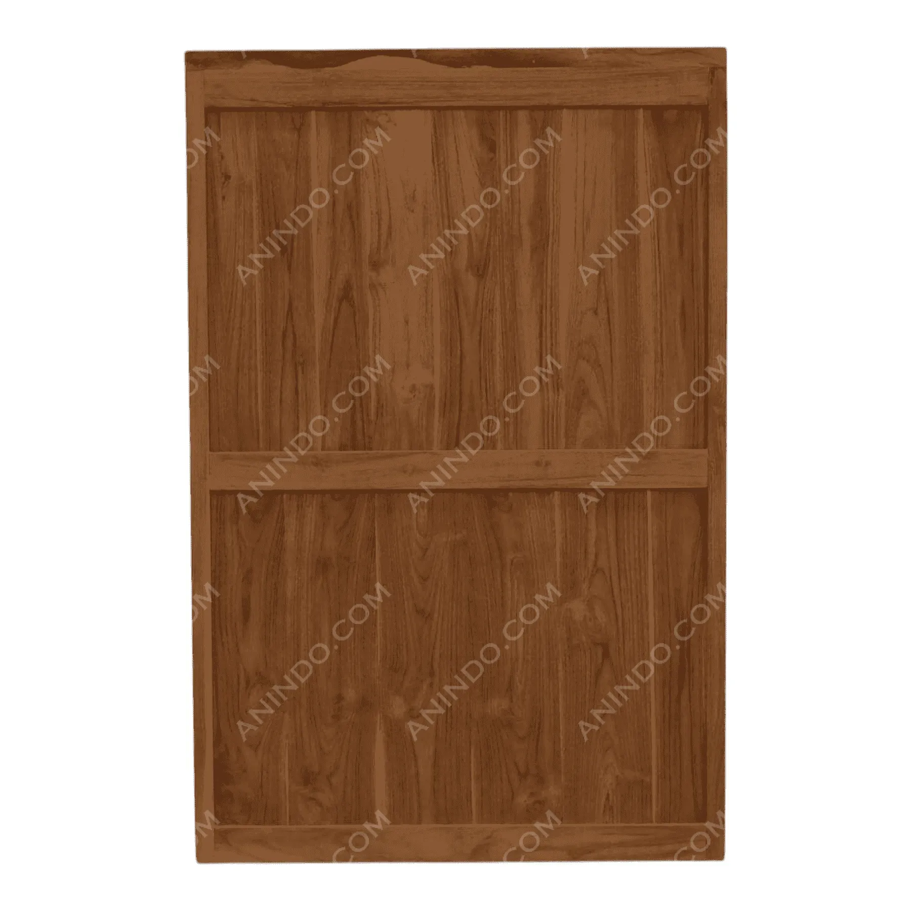 Brown wooden door panel with simple design
