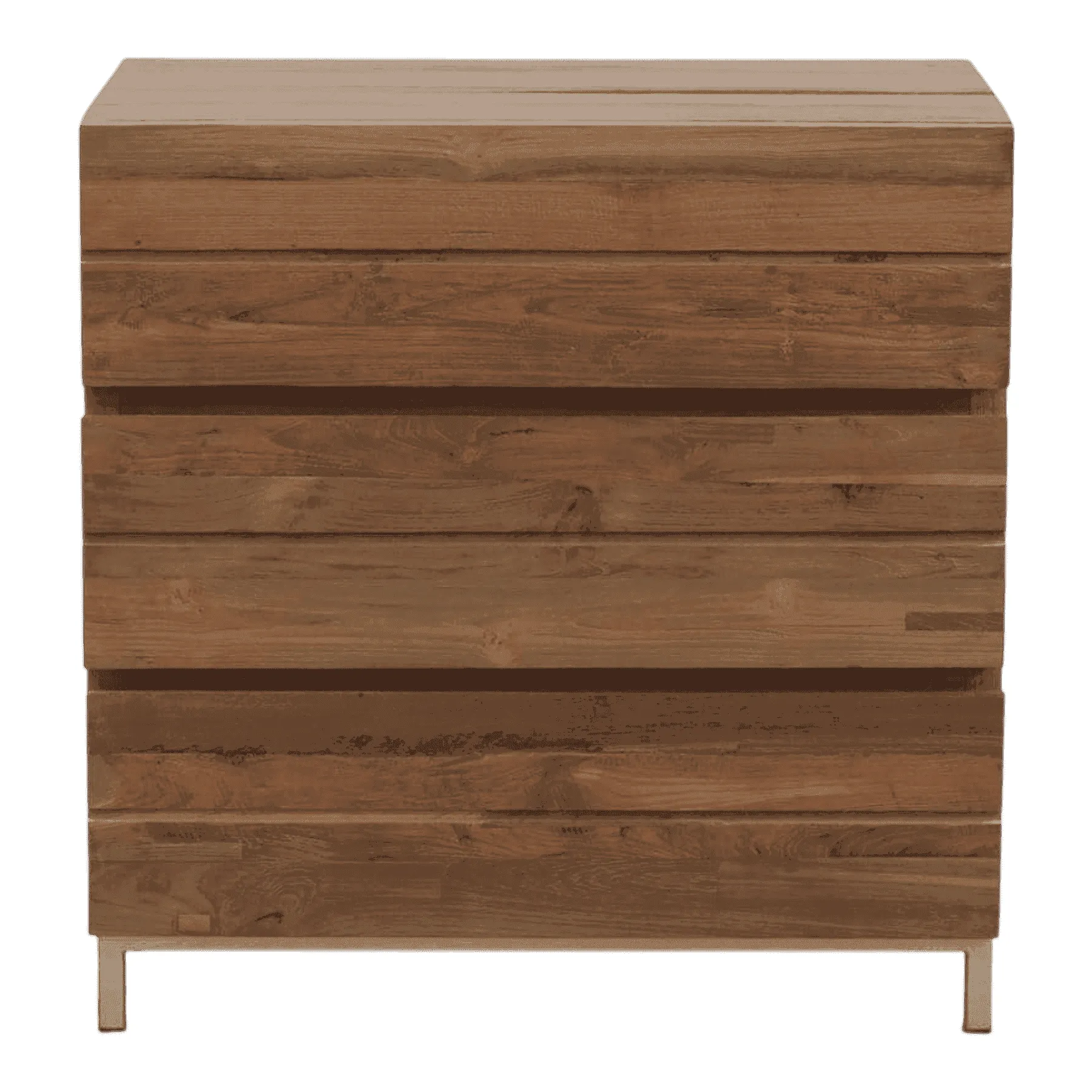 Modern wooden dresser with three drawers