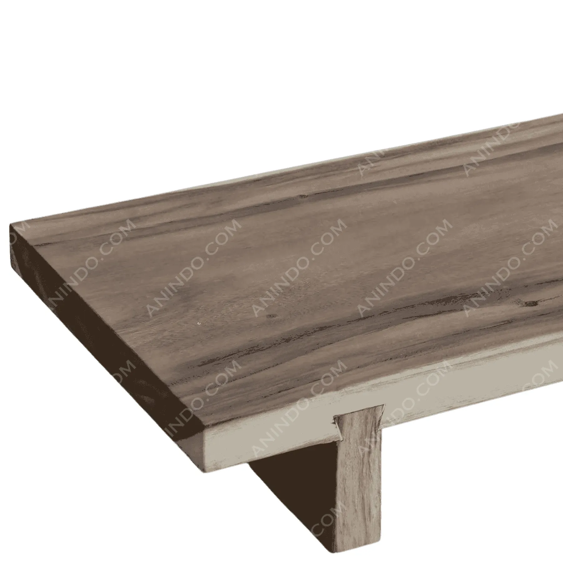 Modern wooden tabletop with natural grain texture