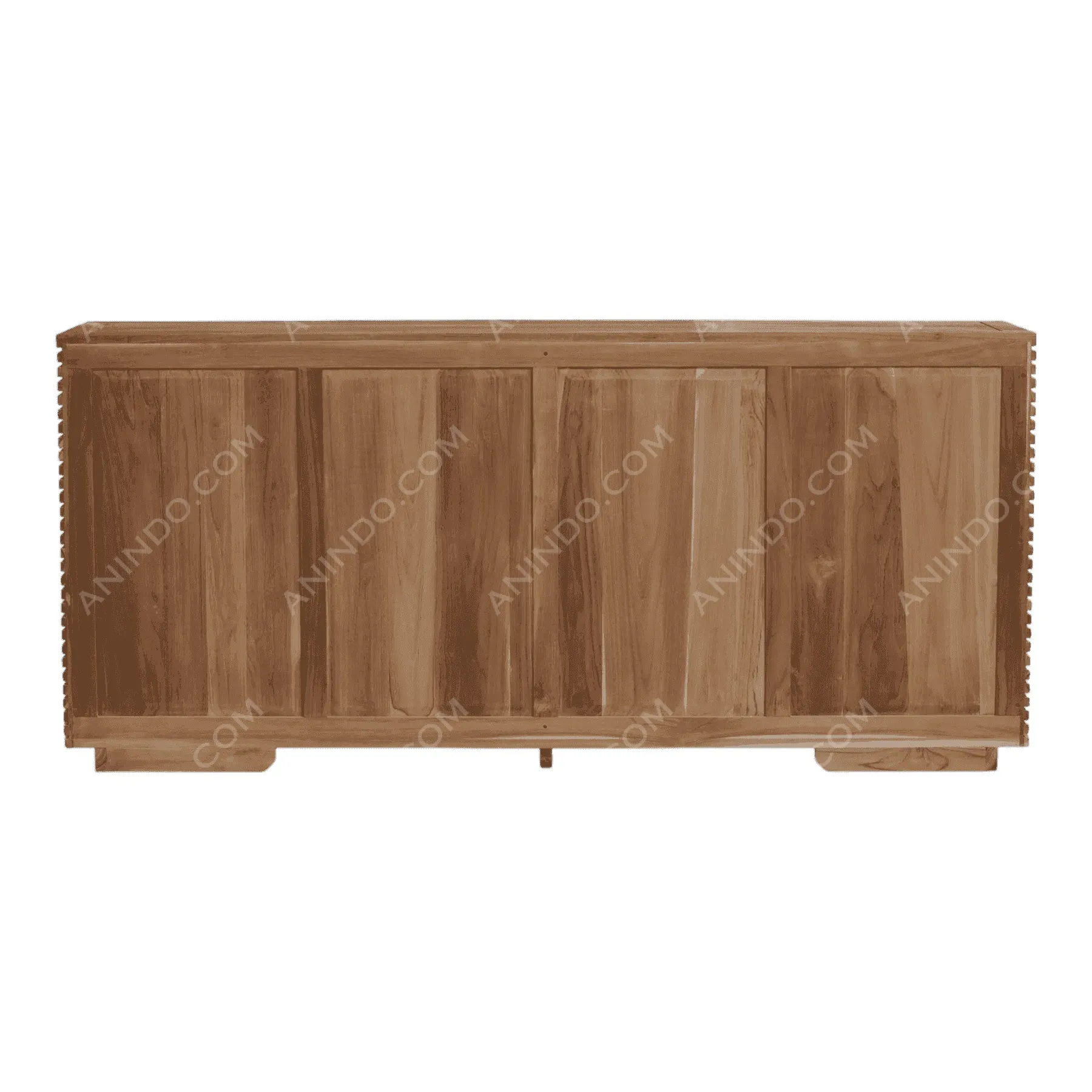 Modern wooden sideboard with four cabinet doors