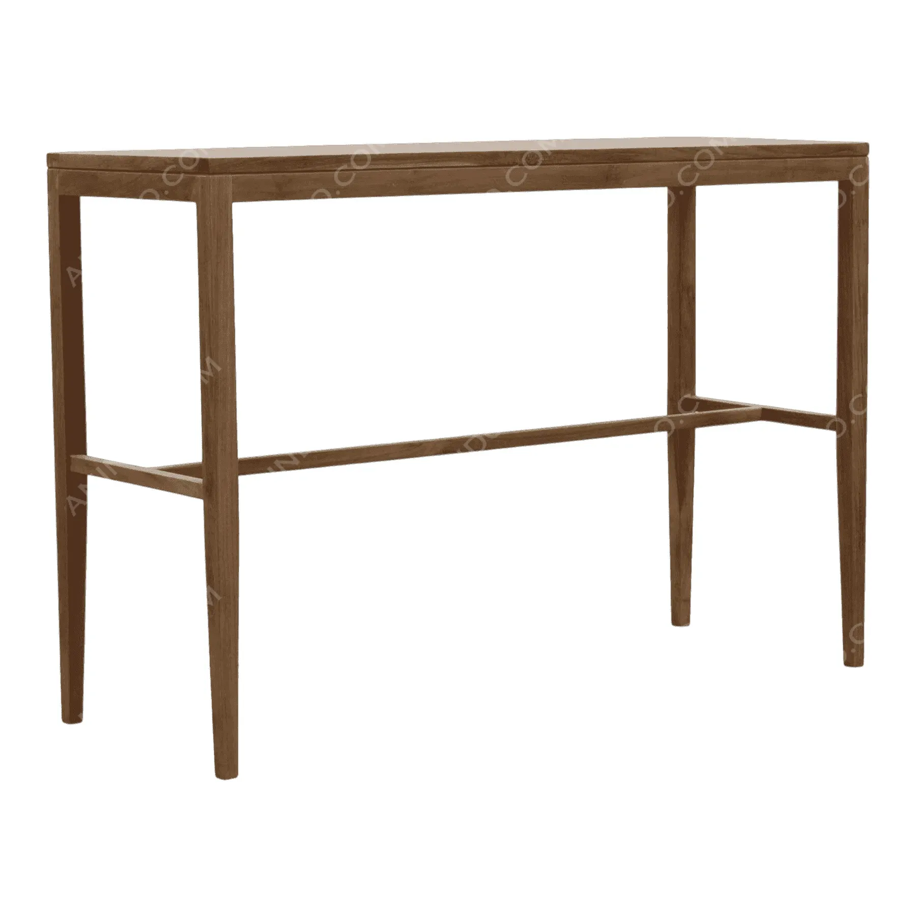 Modern wooden console table with minimalist design