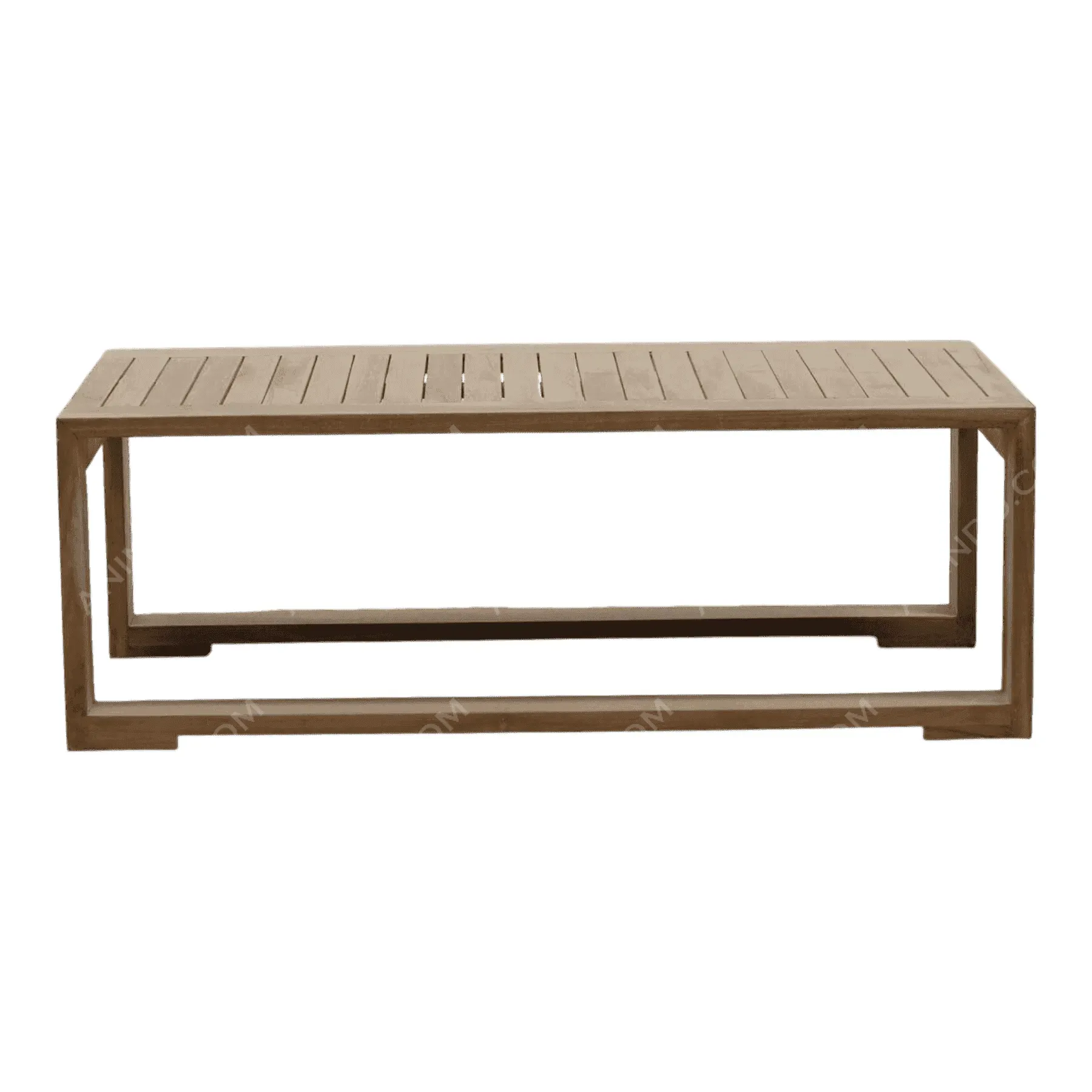 Modern wooden outdoor coffee table