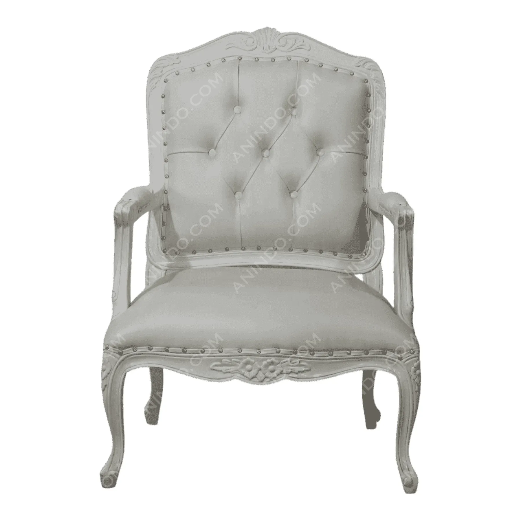 Louis XV Tufted Armchair