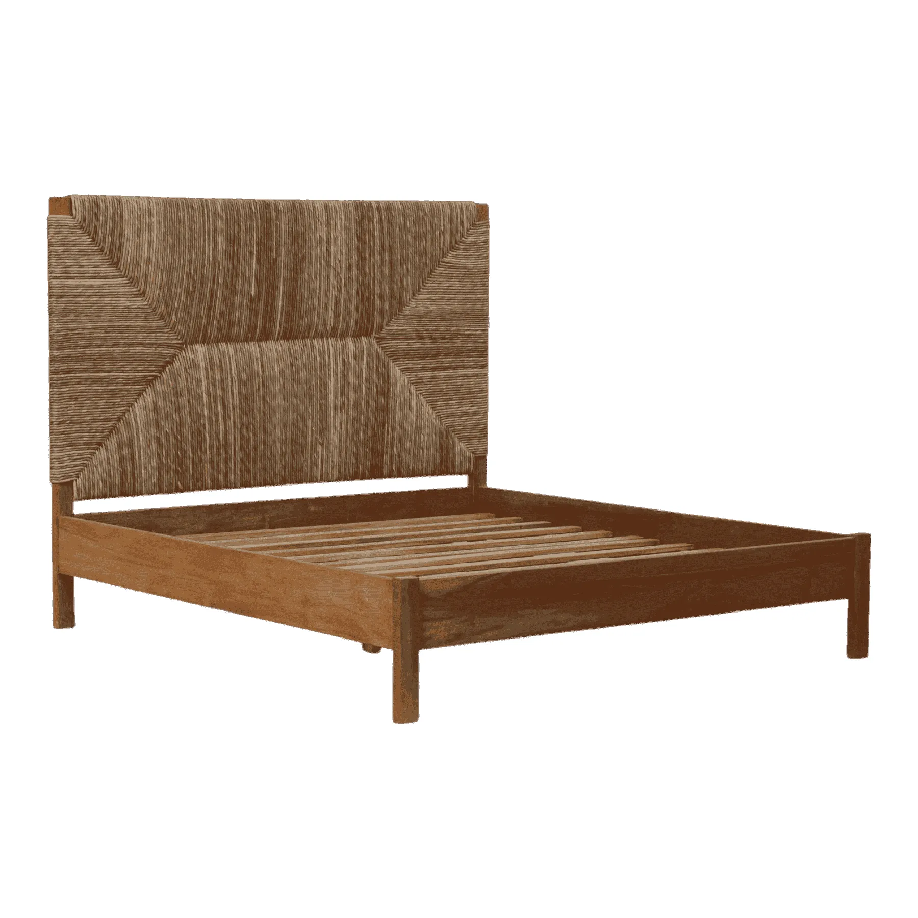 Woven Seagrass Bed Frame - Image 4