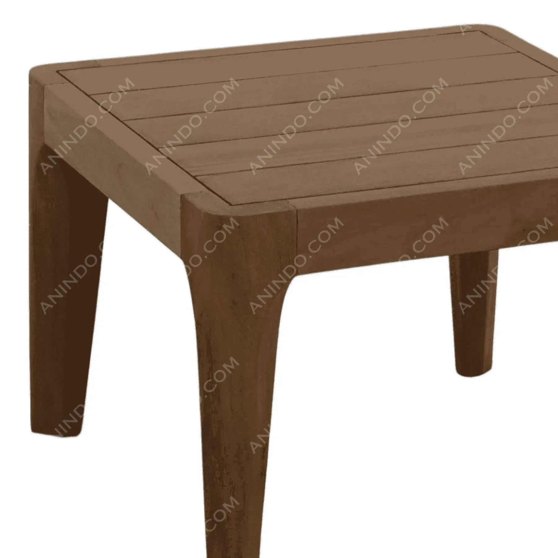 Modern wooden square coffee table