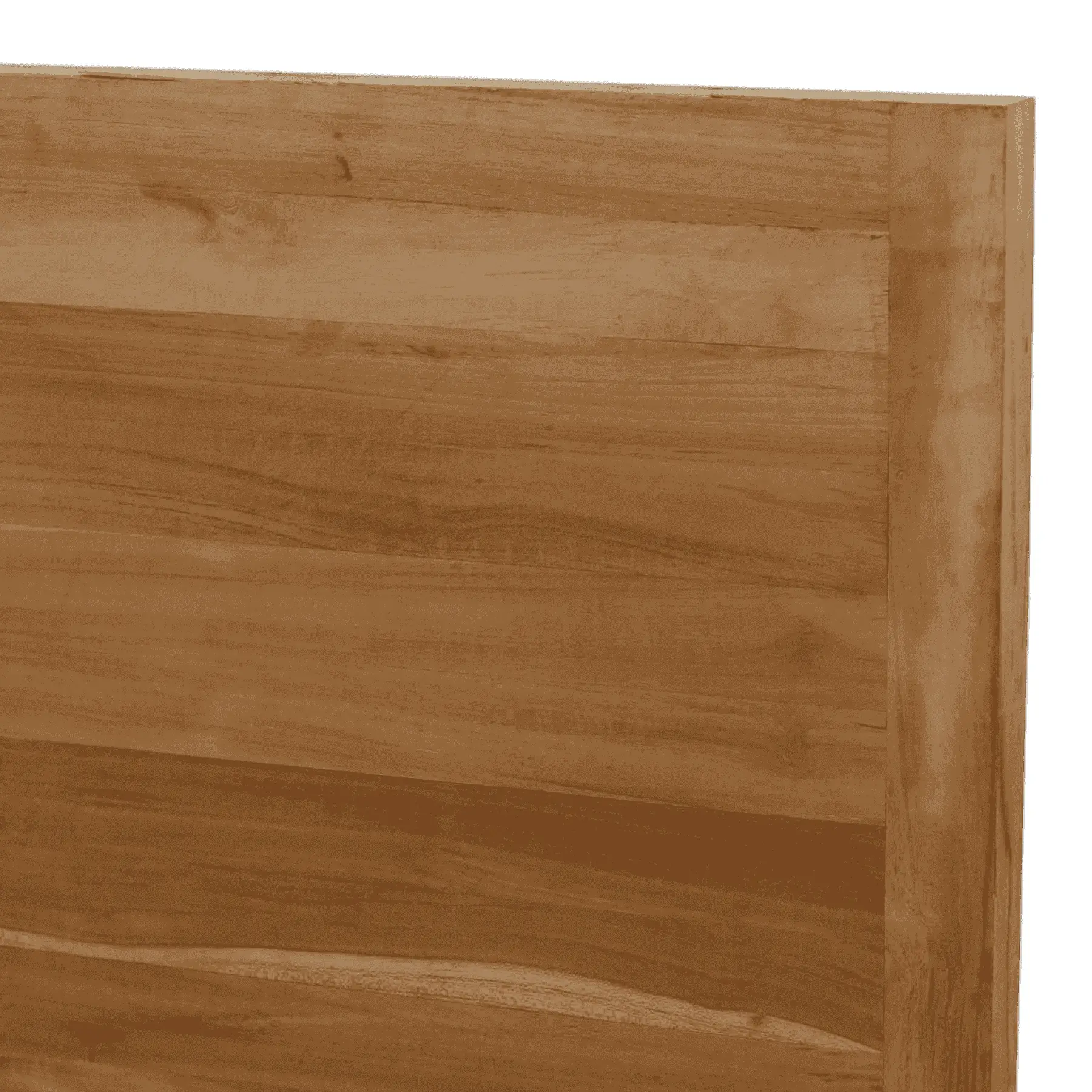 Smooth polished wooden board panel