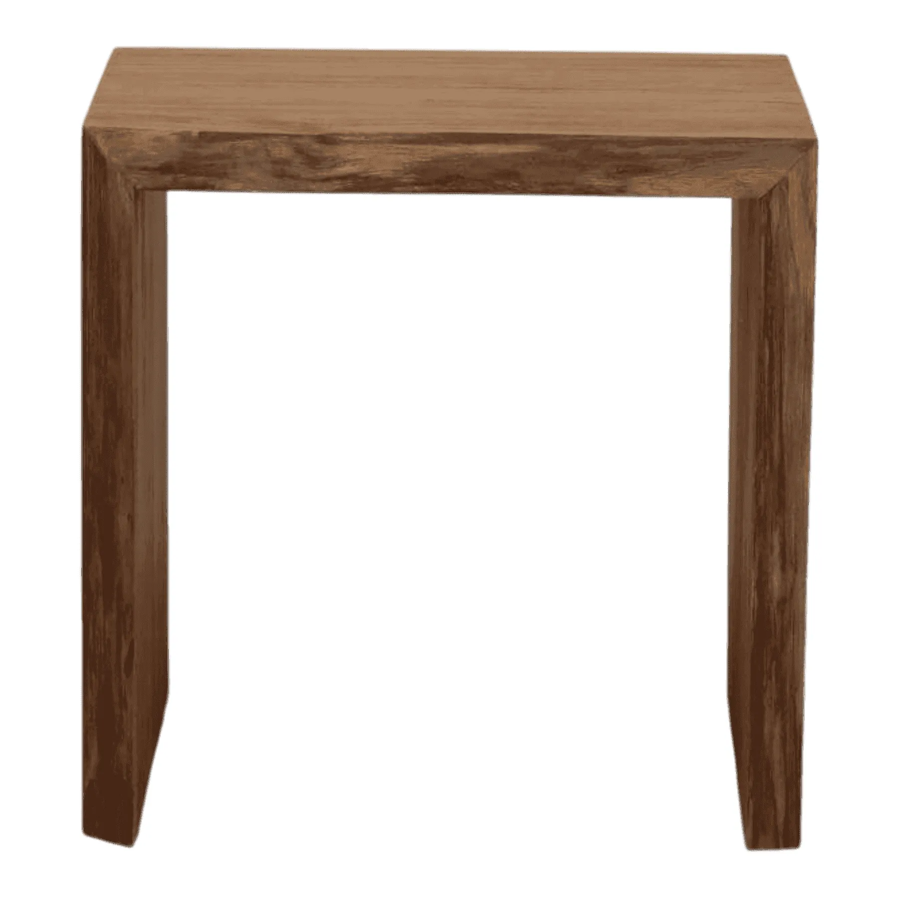 Modern wooden console table with clean lines