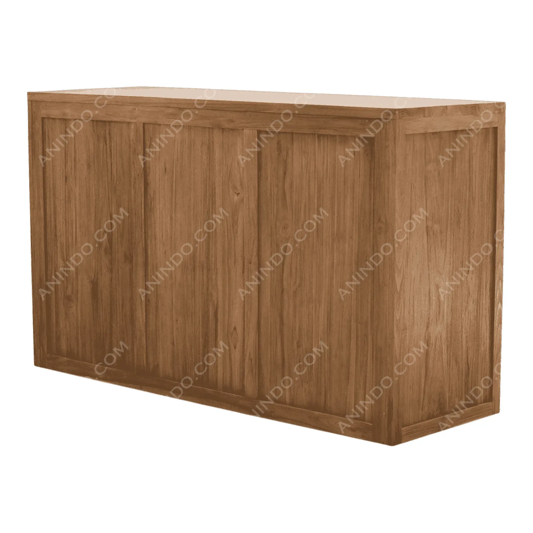 Wooden rectangular counter or bar table