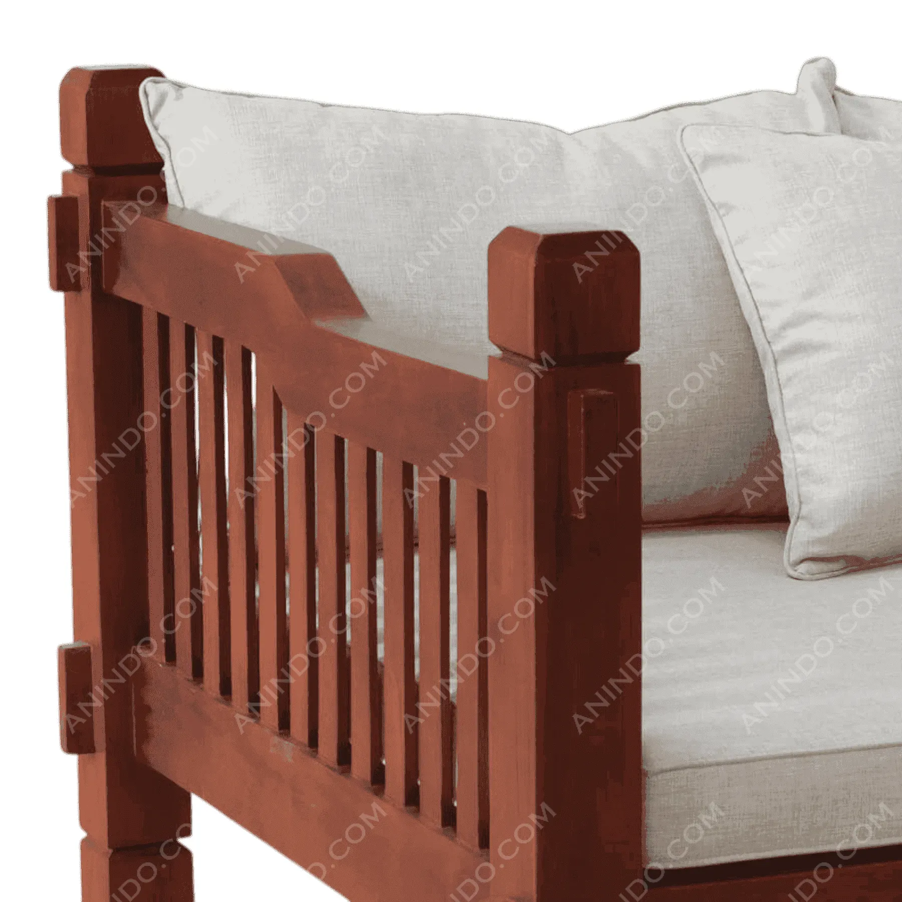 Kyoto Block-Frame Sofa - Image 4