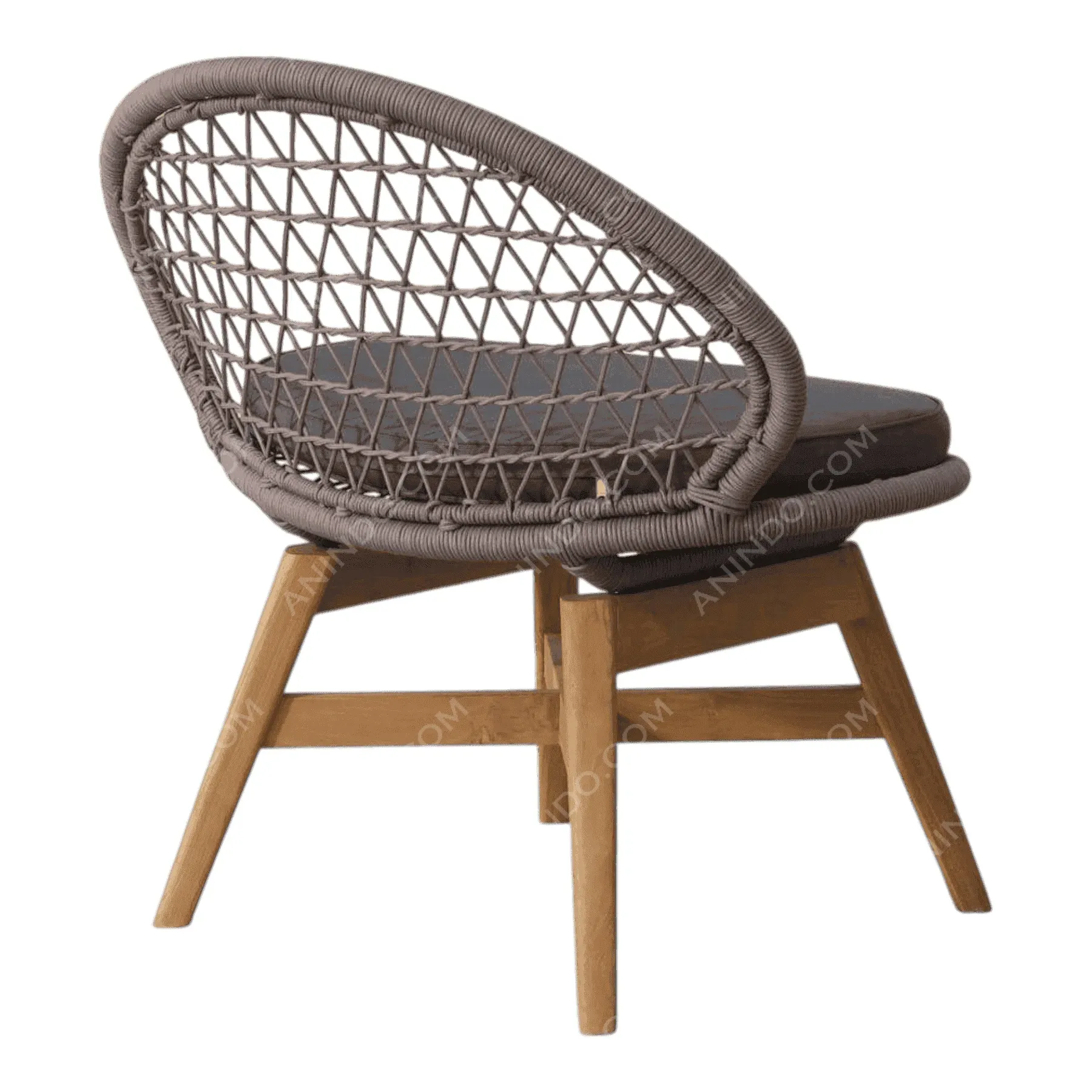 Tri-Weave Rope Accent Chair - Image 4