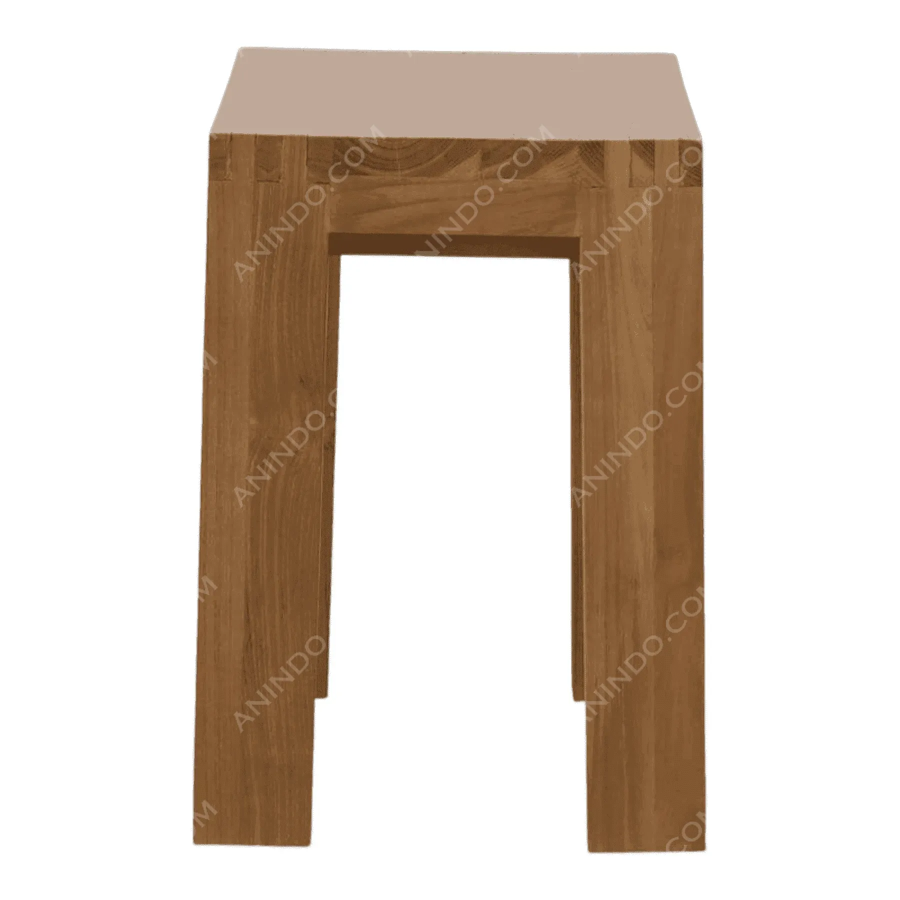 Shaker Teak Side Table - Image 5