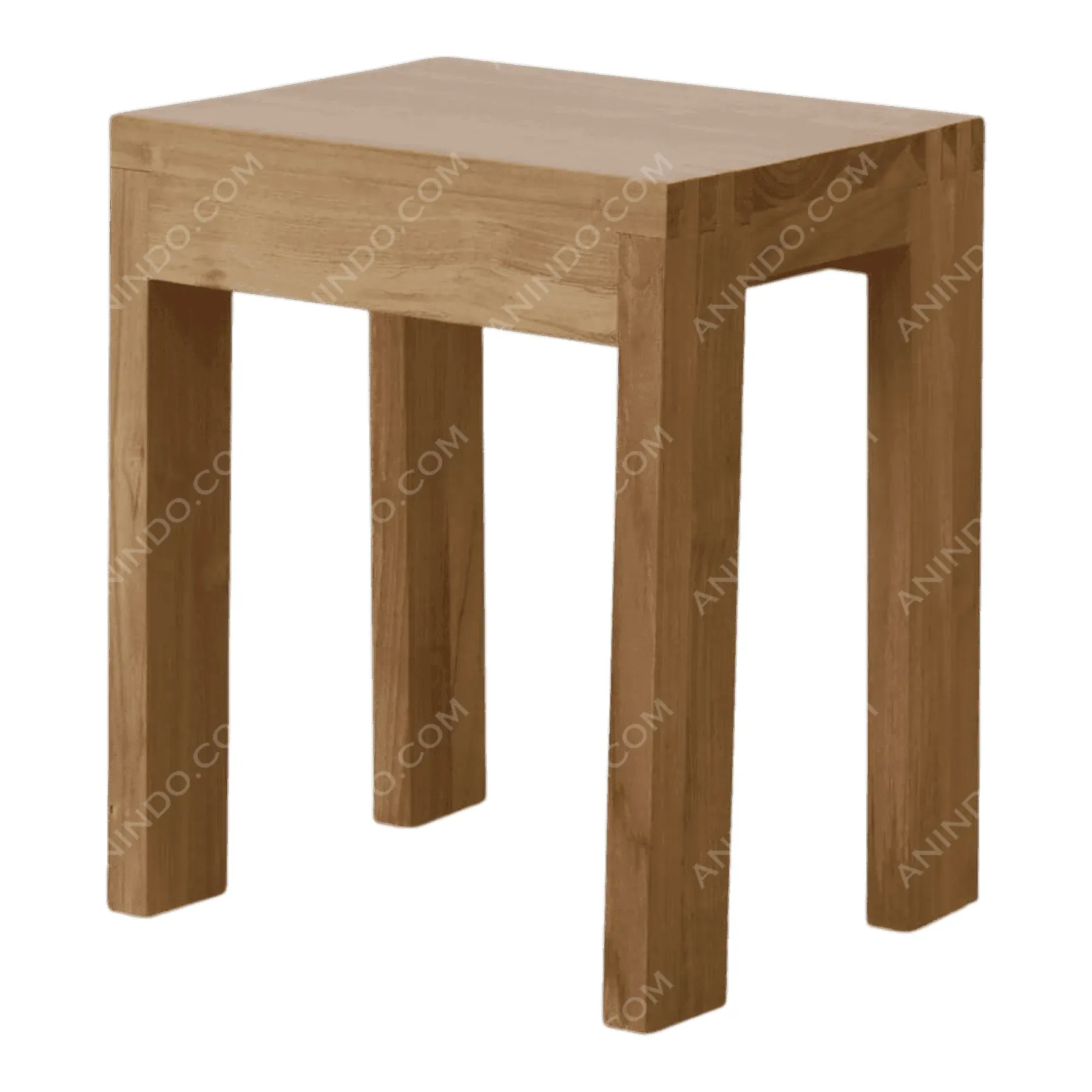 Shaker Teak Side Table - Image 6