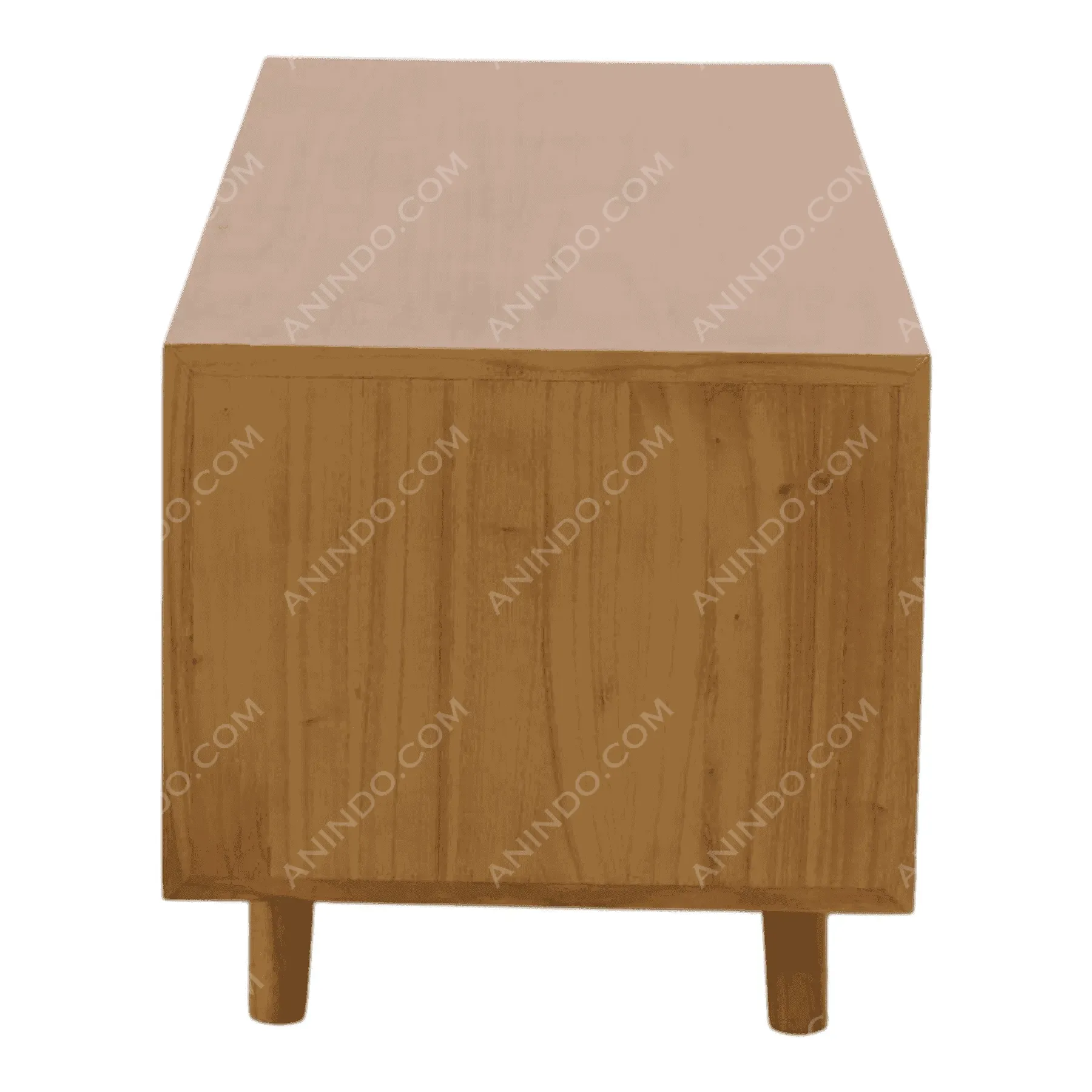 Retro Teak Media Console - Image 5