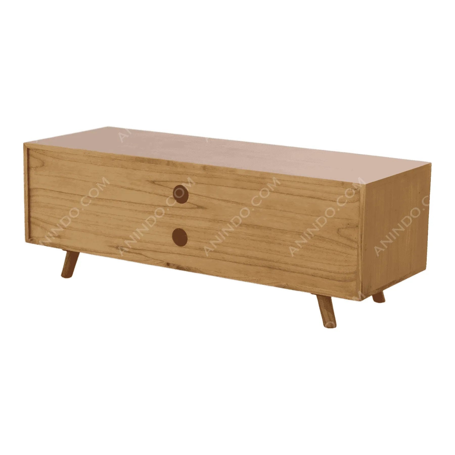 Retro Teak Media Console - Image 6