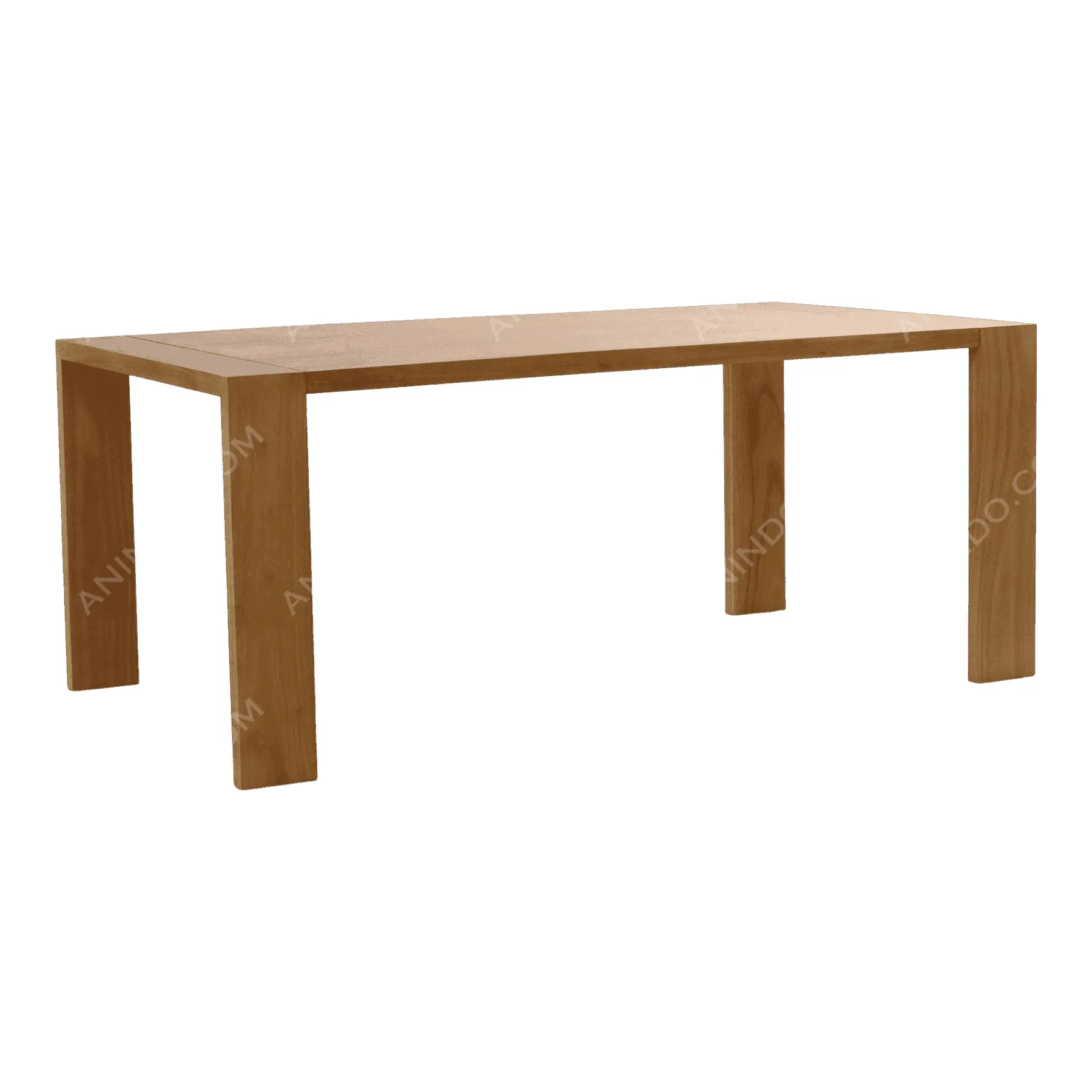 Parsons Solid Teak Table - Image 2