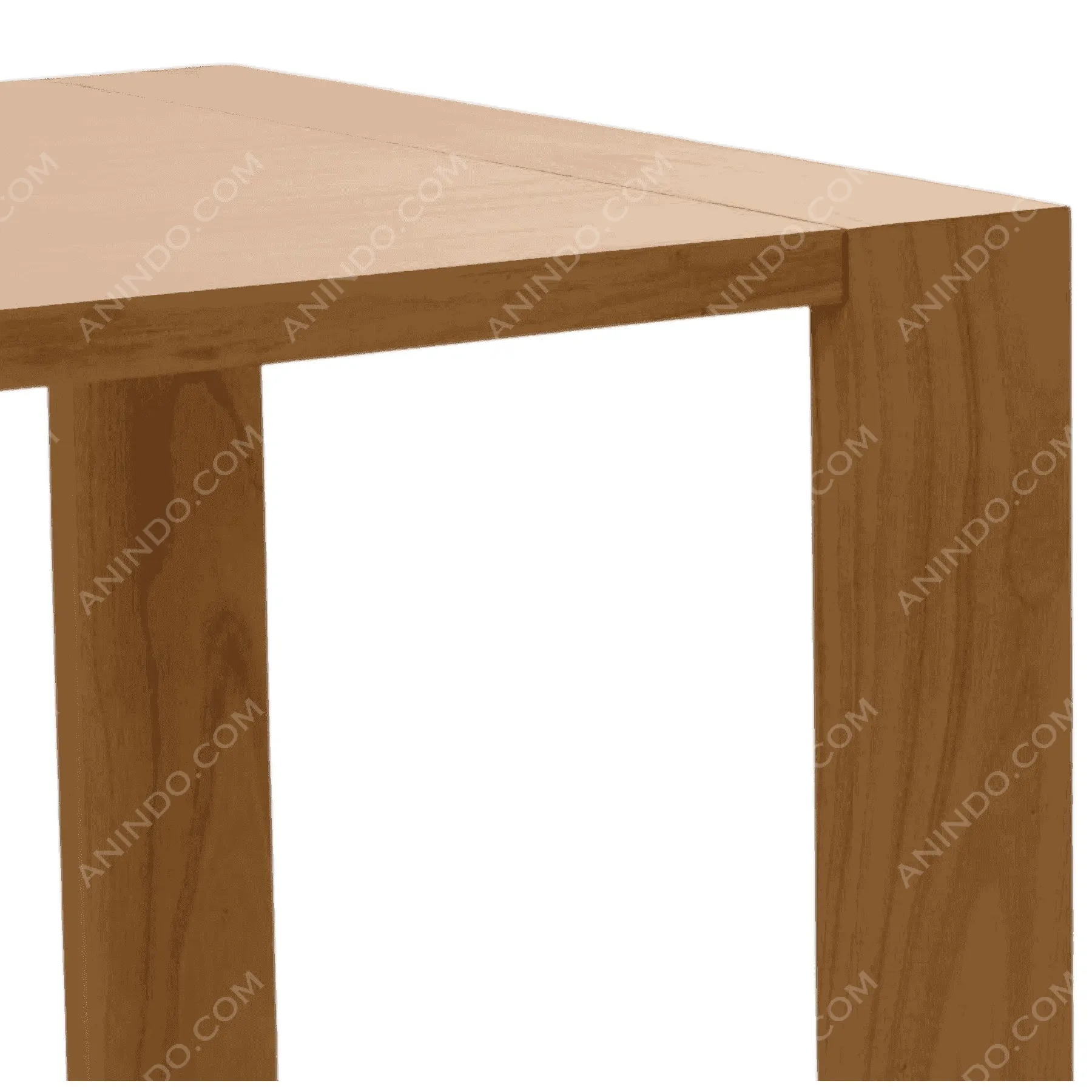 Parsons Solid Teak Table - Image 3