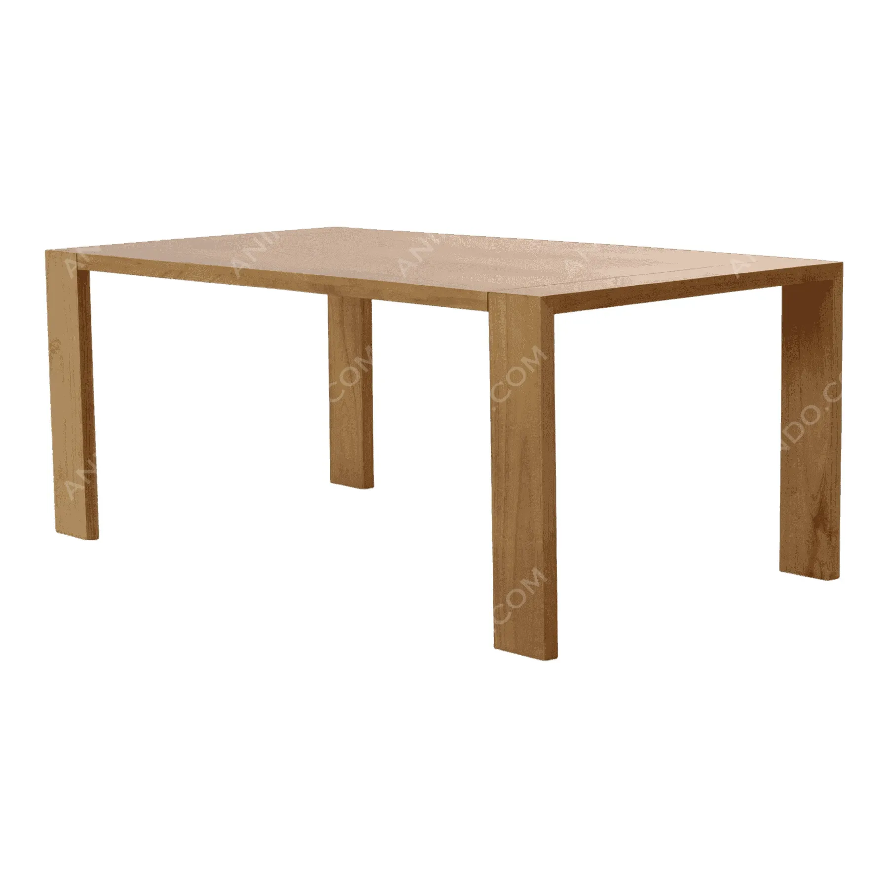Parsons Solid Teak Table - Image 5