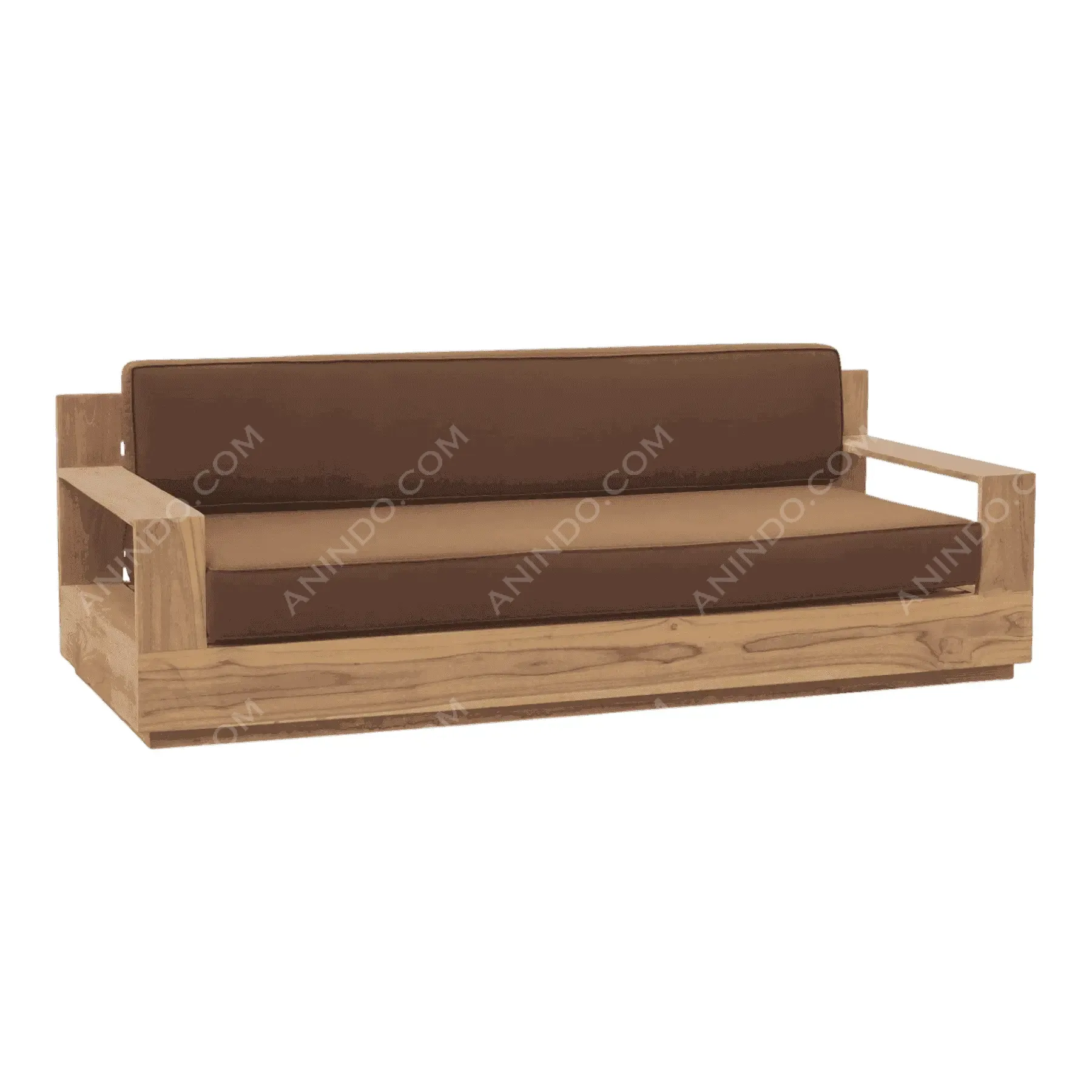 Terra Block Teak Sofa - Image 2