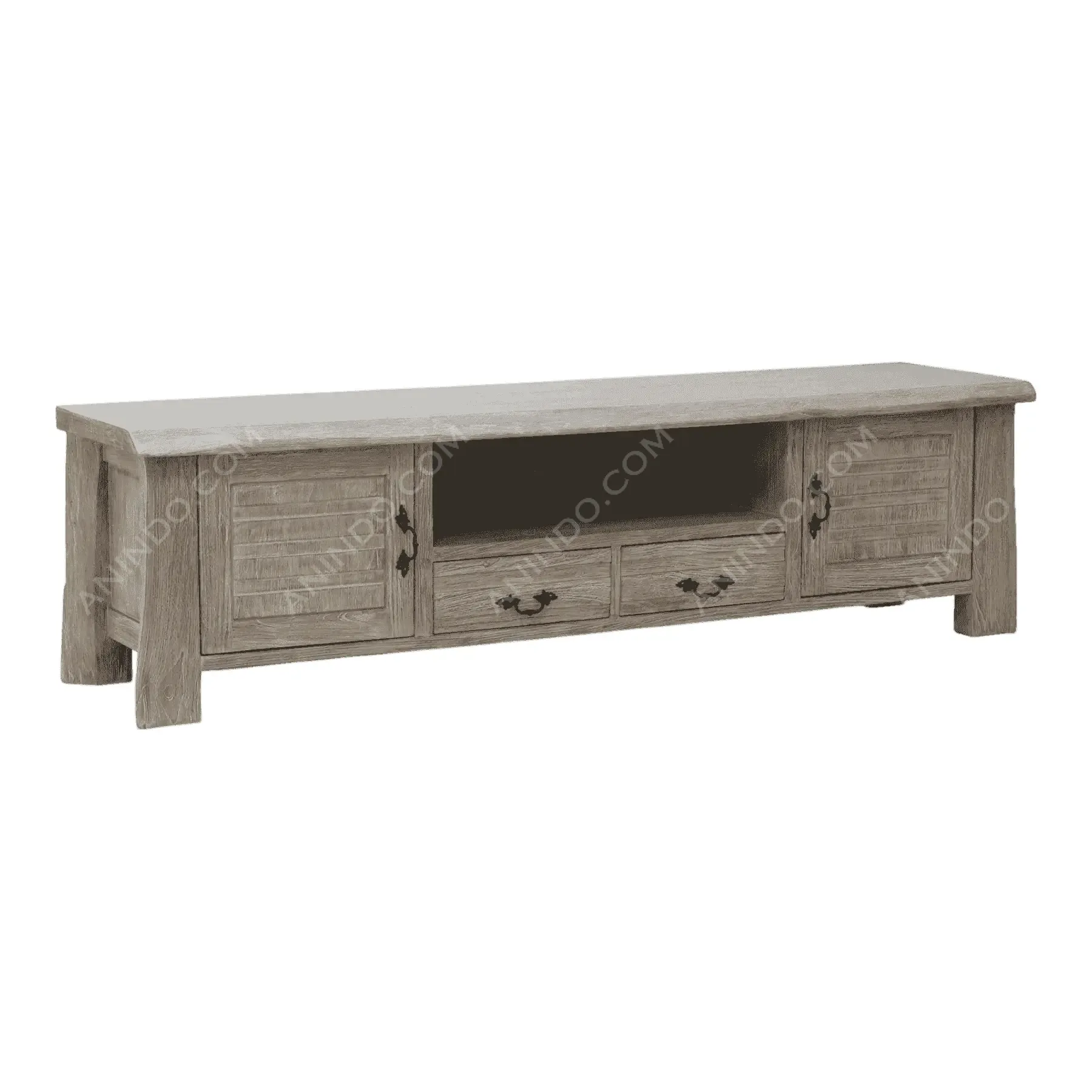 Rustic Slat-Door Media Console - Image 3