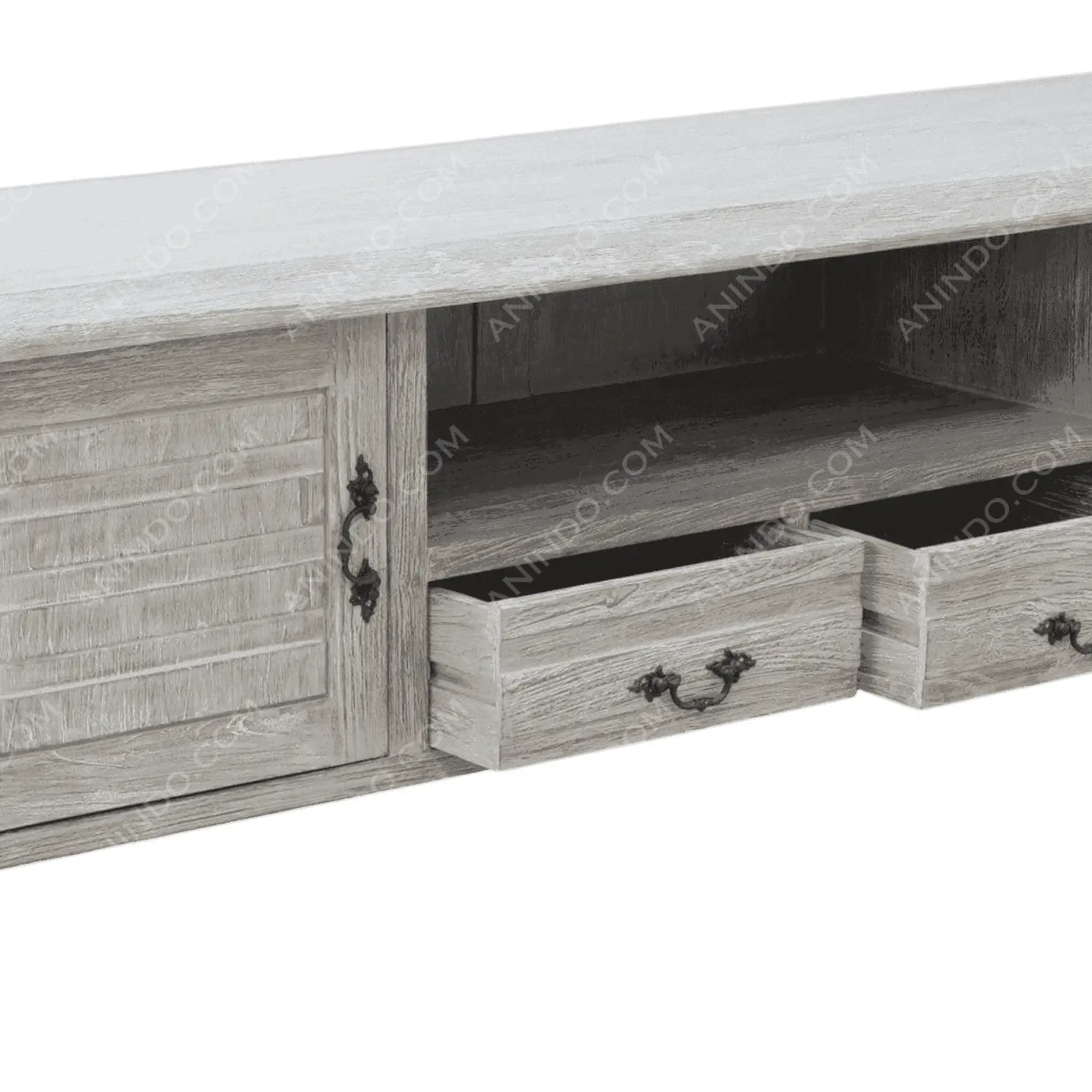 Rustic Slat-Door Media Console - Image 5